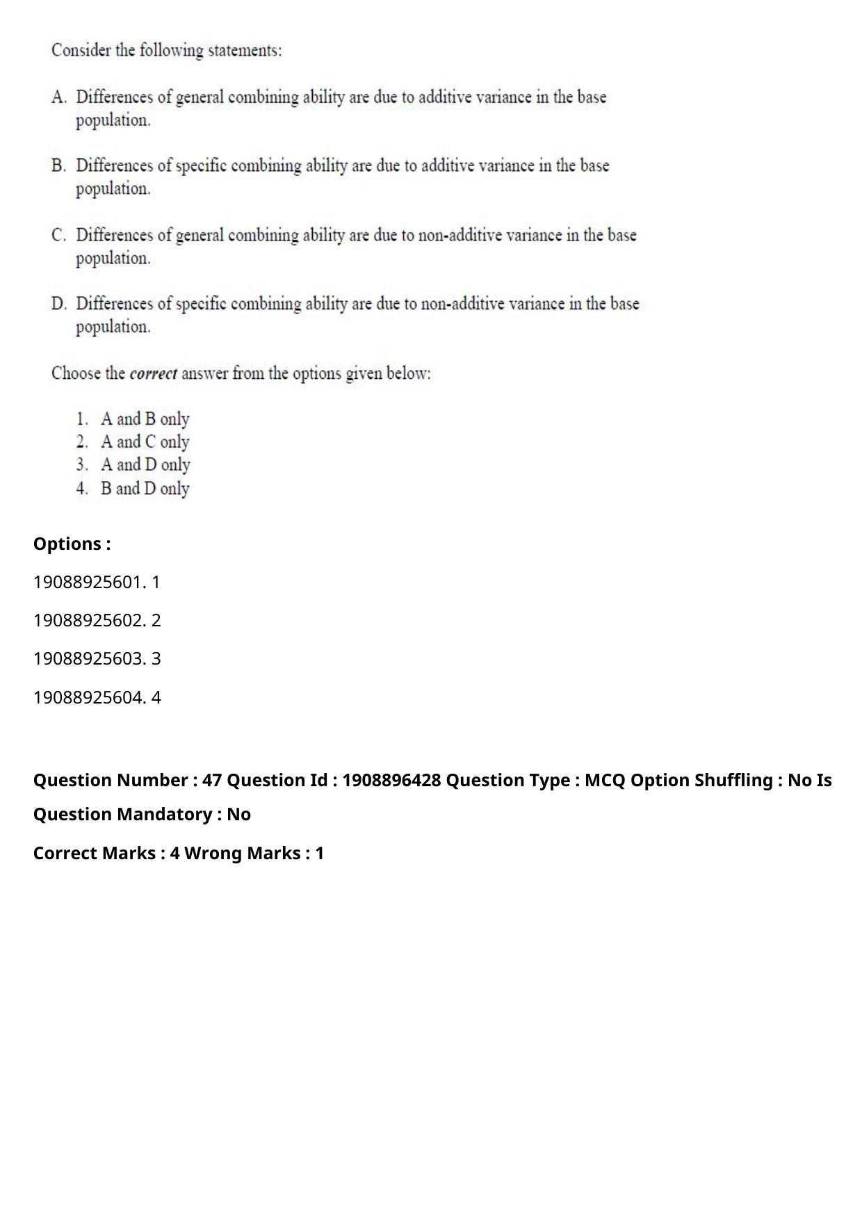 ICAR AIEEA PG 2021 ANIMAL SCIENCE Question Paper - Page 26
