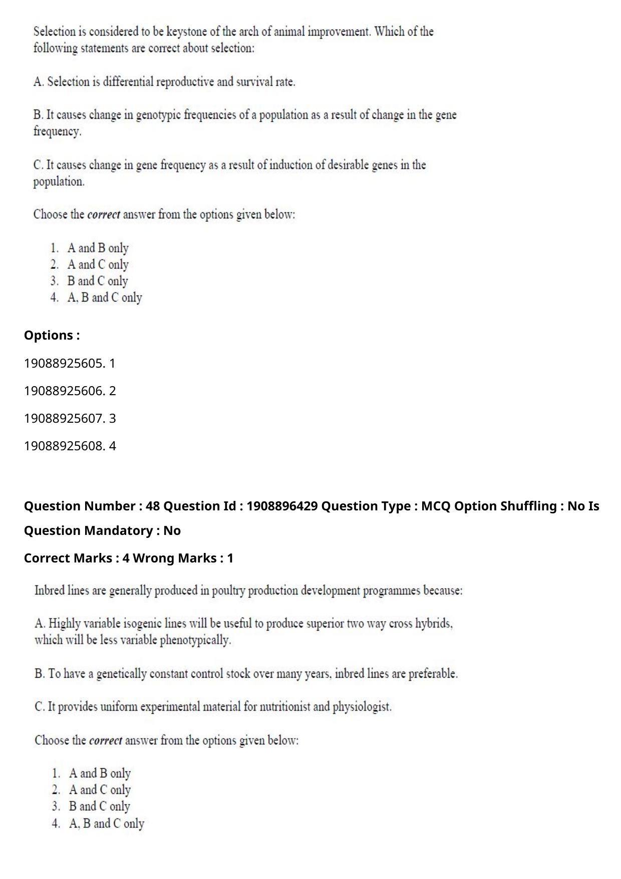ICAR AIEEA PG 2021 ANIMAL SCIENCE Question Paper - Page 27