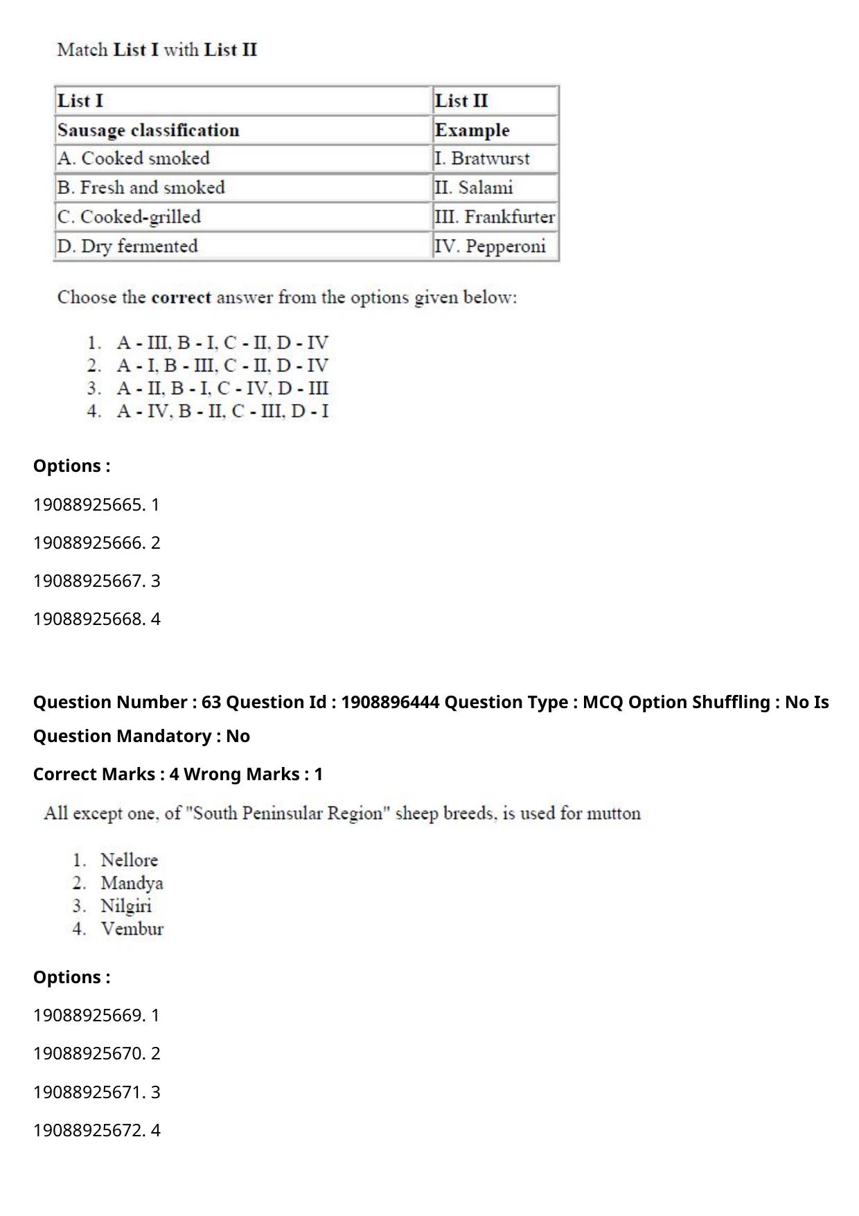 ICAR AIEEA PG 2021 ANIMAL SCIENCE Question Paper - Page 36