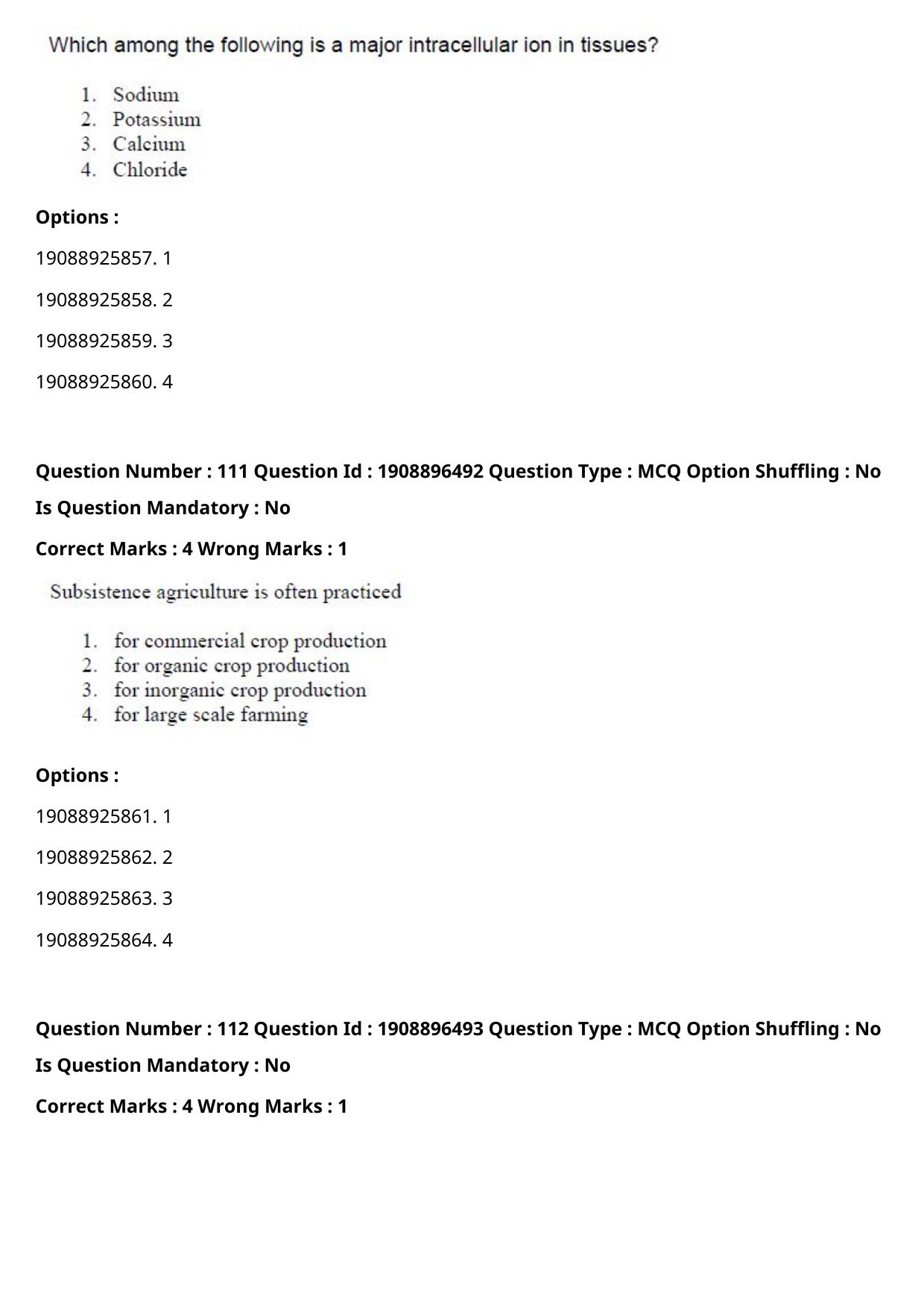 ICAR AIEEA PG 2021 ANIMAL SCIENCE Question Paper - Page 60