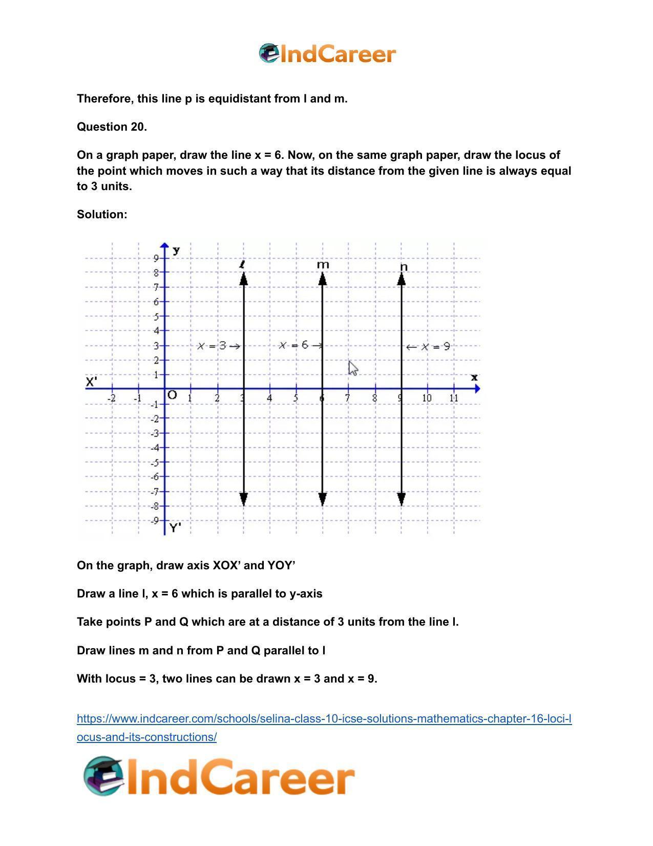 Selina Class 10 ICSE Solutions Mathematics : Chapter 16- Loci (Locus and Its Constructions) - Page 28