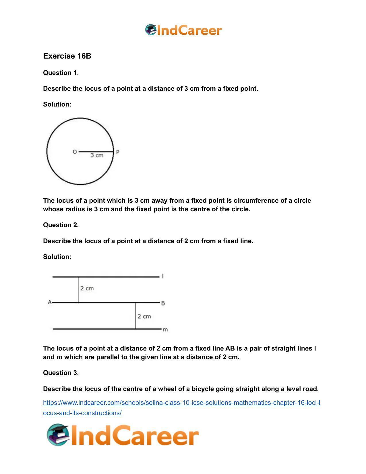 Selina Class 10 ICSE Solutions Mathematics : Chapter 16- Loci (Locus and Its Constructions) - Page 29