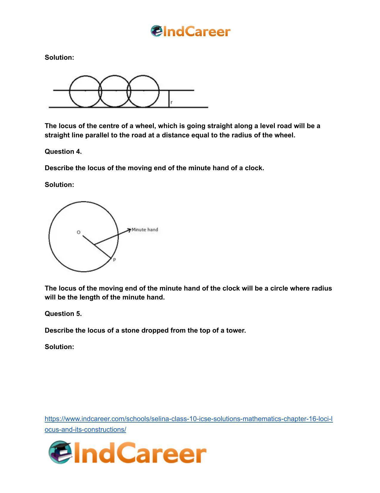 Selina Class 10 ICSE Solutions Mathematics : Chapter 16- Loci (Locus and Its Constructions) - Page 30