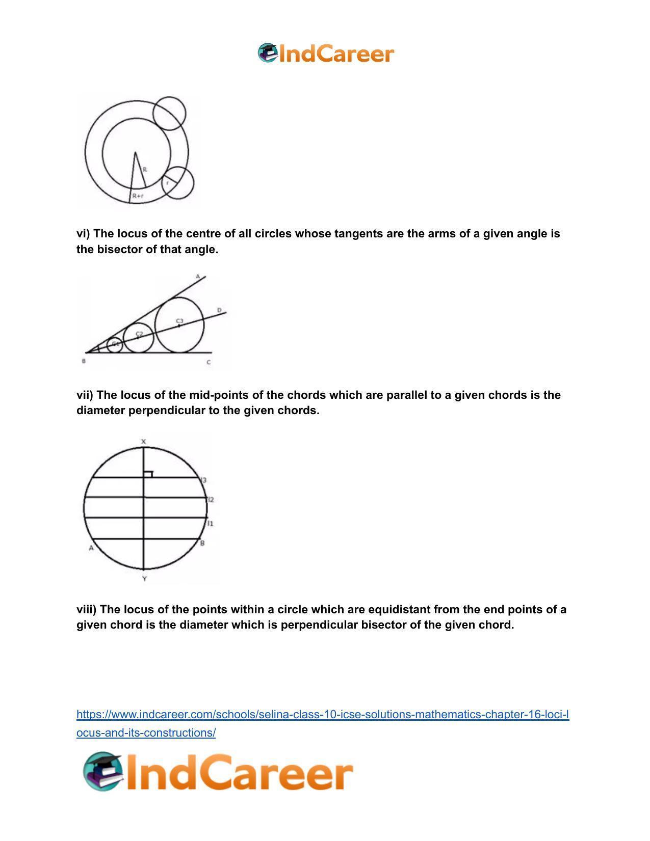 Selina Class 10 ICSE Solutions Mathematics : Chapter 16- Loci (Locus and Its Constructions) - Page 37