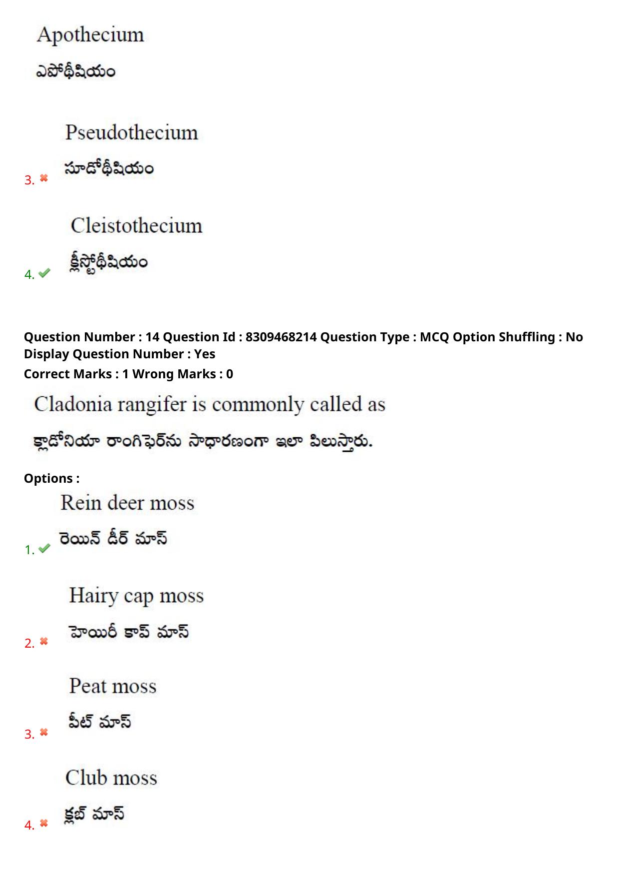 APPGCET 2024 Botany Paper with Answer Key - Page 11