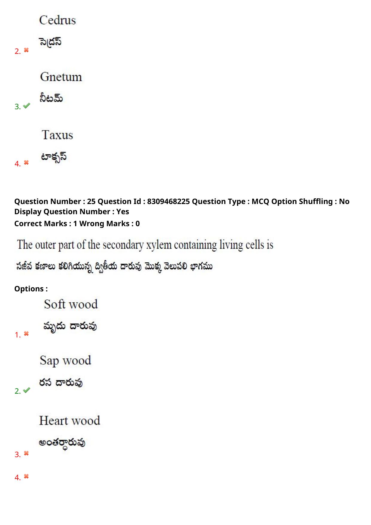 APPGCET 2024 Botany Paper with Answer Key - Page 19