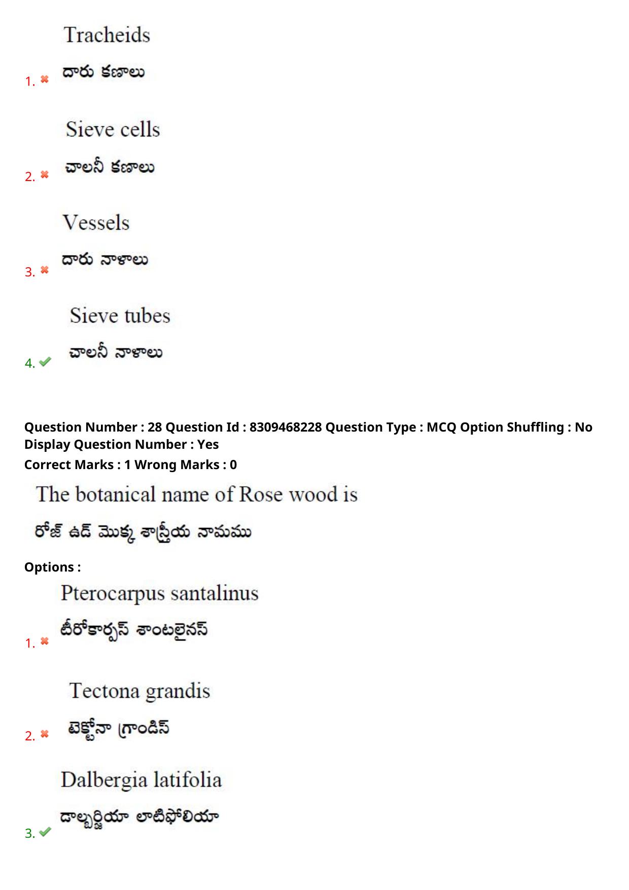 APPGCET 2024 Botany Paper with Answer Key - Page 21