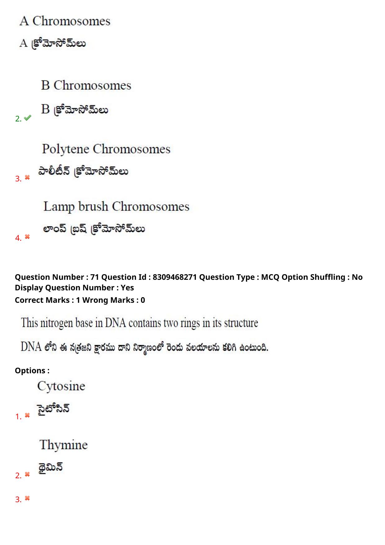 APPGCET 2024 Botany Paper with Answer Key - Page 52