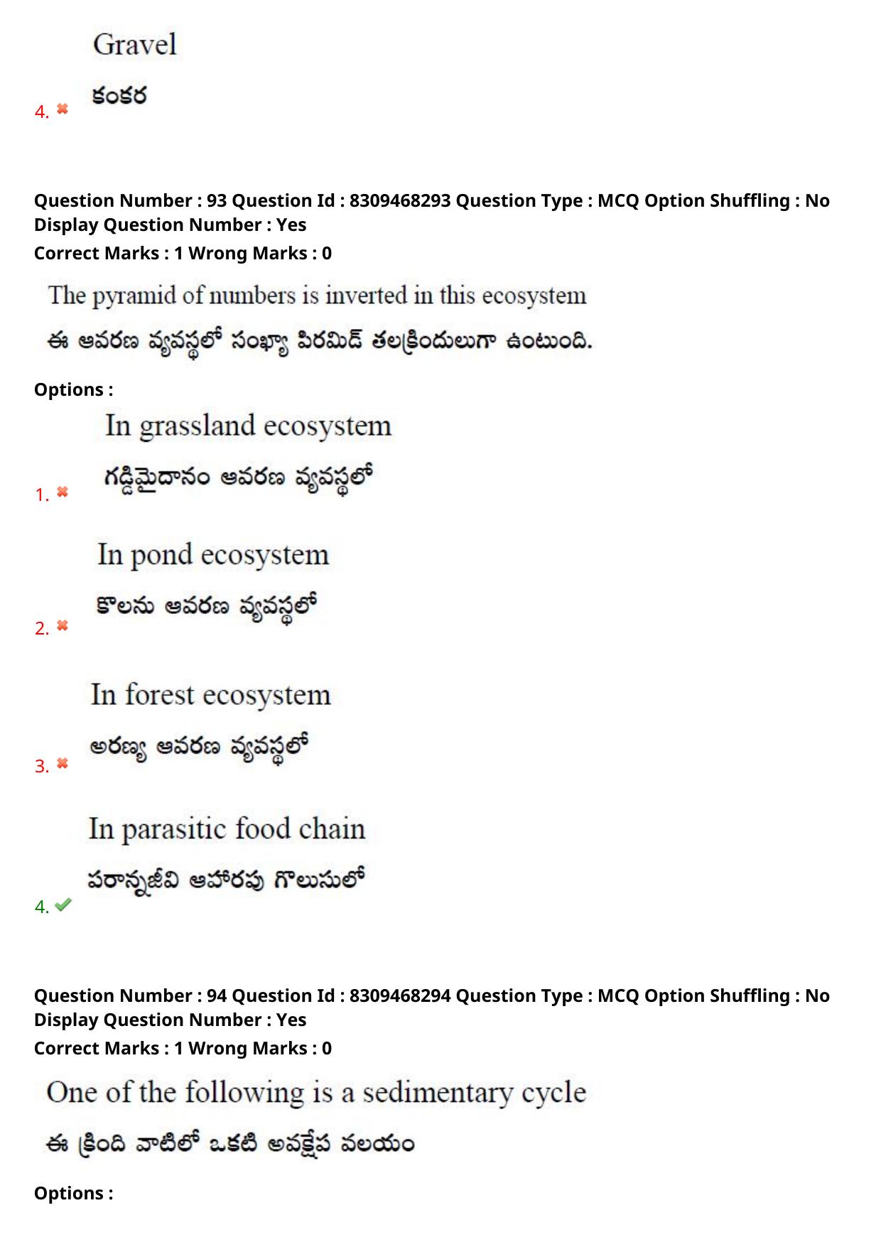 APPGCET 2024 Botany Paper with Answer Key - Page 68