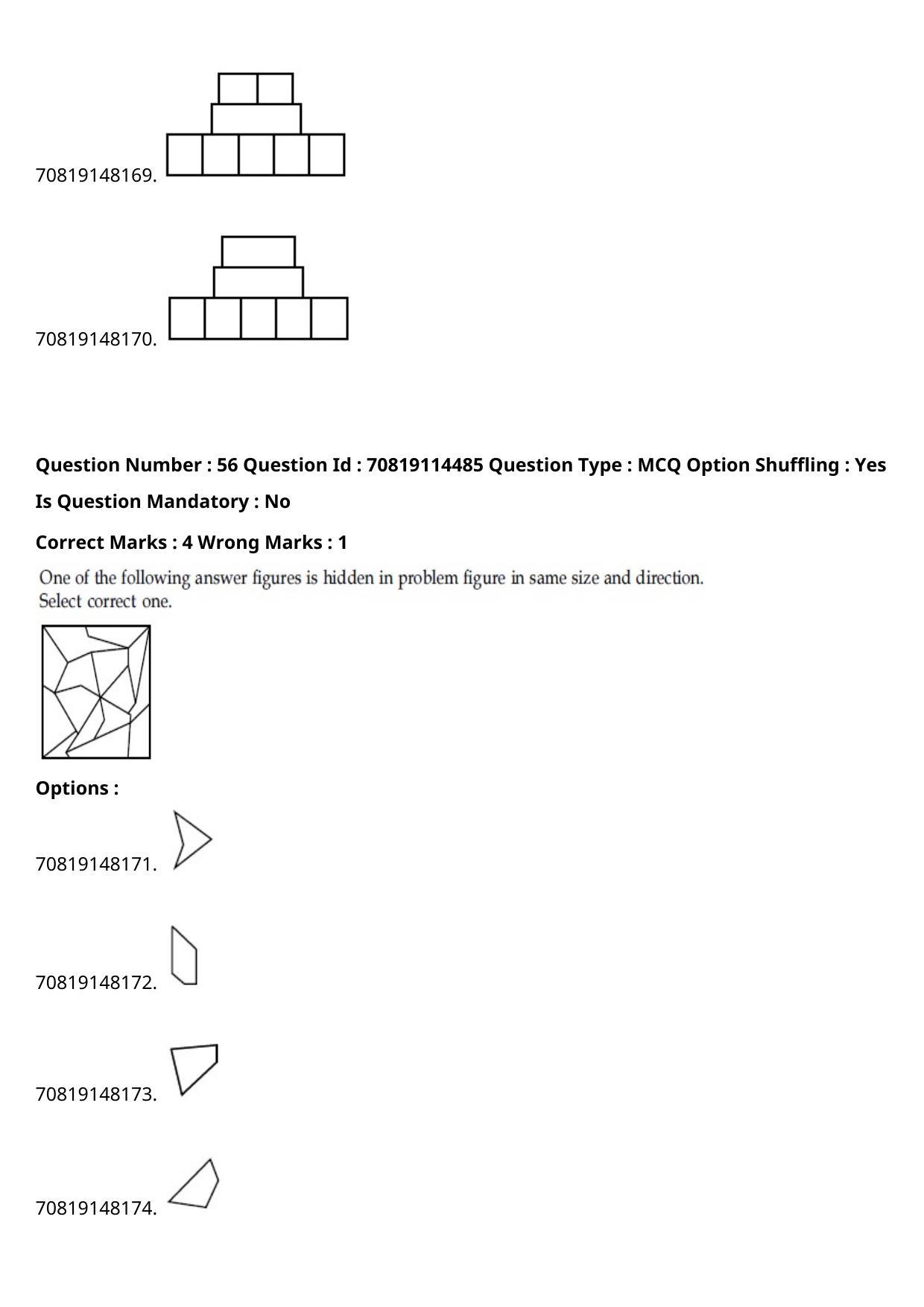JEE Mains 2021: B.Arch Urdu (Shift 2) 23-02-2021 Question Paper - Page 66