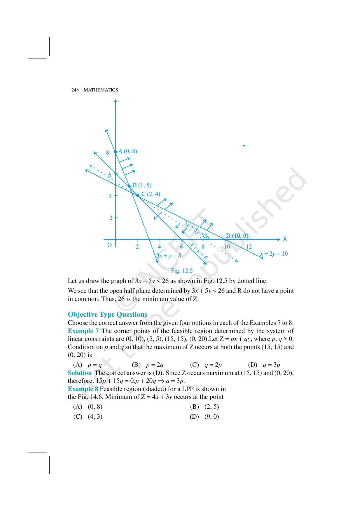 NCERT Exemplar Class 12: Mathematics Unit 12 (Linear Programming) - Page 8