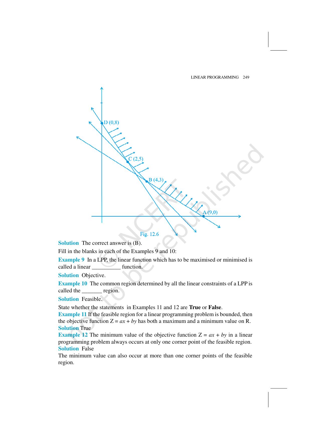 NCERT Exemplar Class 12: Mathematics Unit 12 (Linear Programming) - Page 9