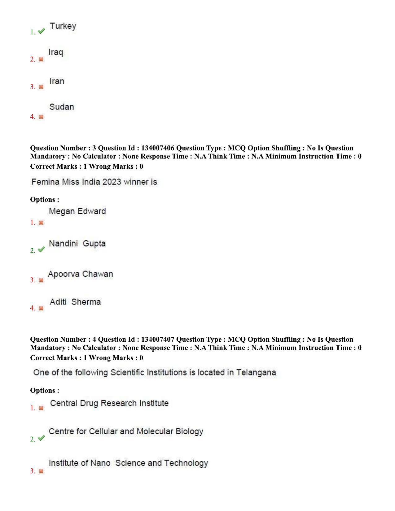TS DEECET 2023 English Medium with Telugu 1st June 2023 Shift 2 Question Paper - Page 3