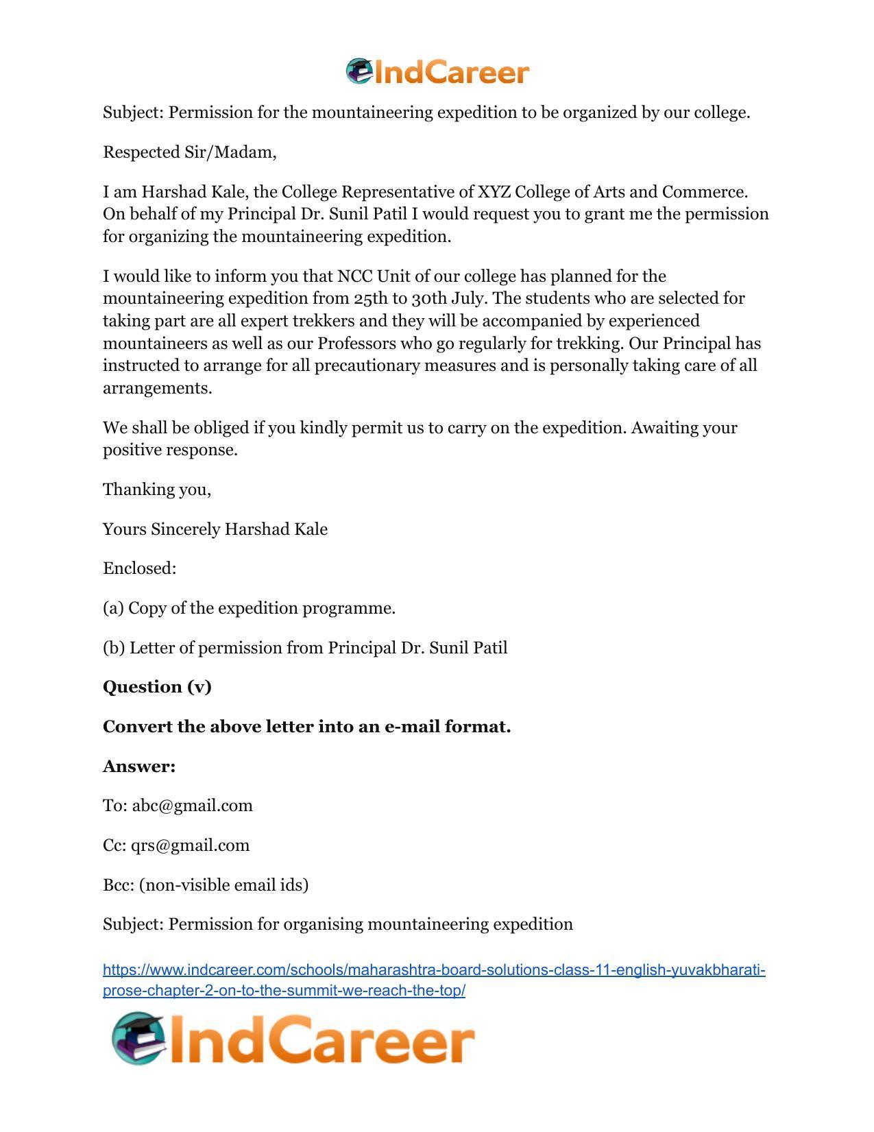 Maharashtra Board Solutions Class 11-English Yuvakbharati (Prose): Chapter 2- On To The Summit: We Reach The Top - Page 16