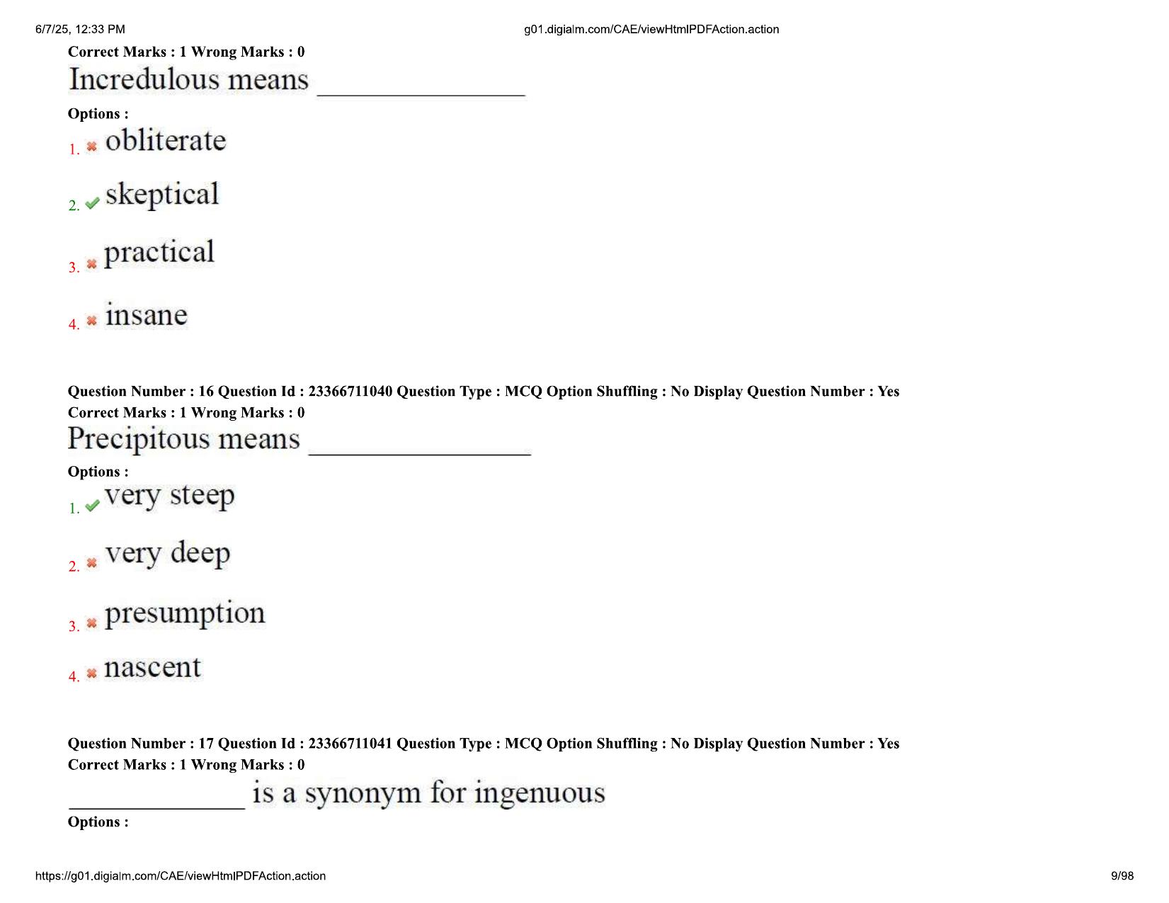 AP EDCET 2025 Biological Science Question Paper with Answer Key (English) - Page 9