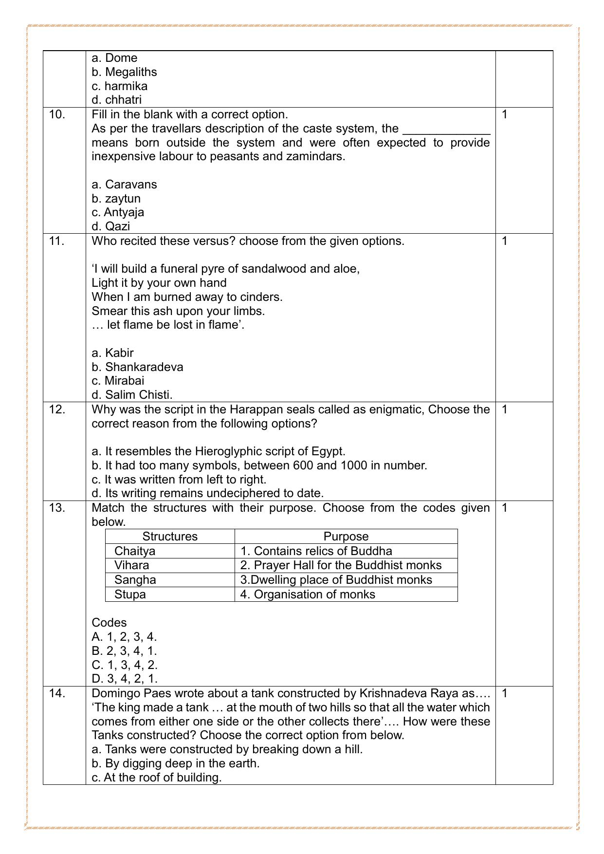CBSE Class 12 History SET 2 Practice Questions 2023-24 - Page 4