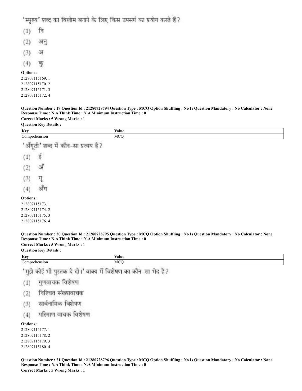 CUET 2023 Domestic Shift 3 Question Paper - 17 June 2023 - Page 18