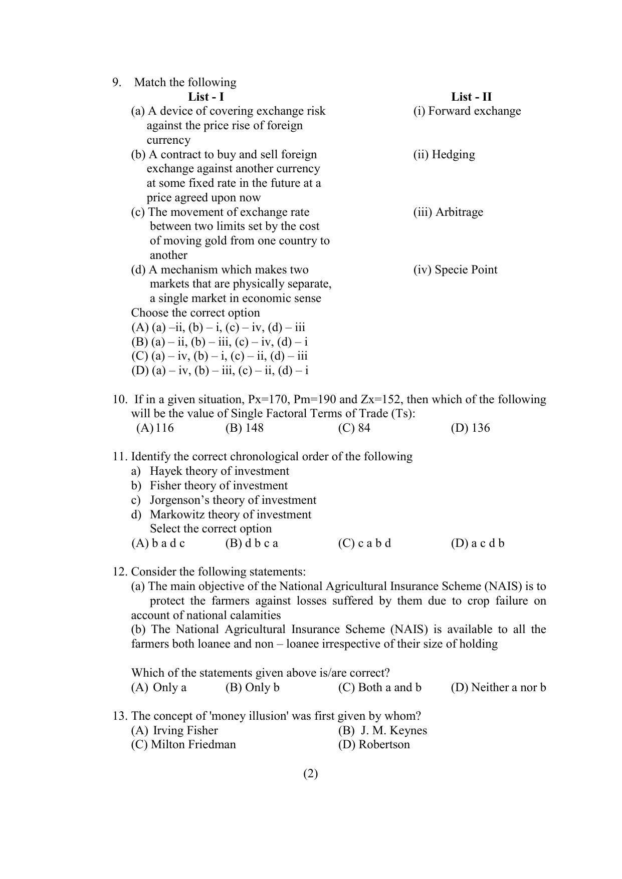 PU MPET Ancient Indian History & Archeology 2022 Question Papers - Page 7