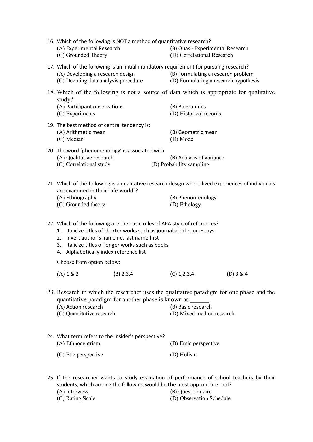 PU MPET Ancient Indian History & Archeology 2022 Question Papers - Page 28