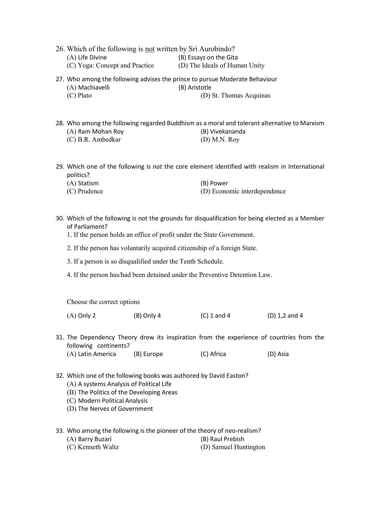 PU MPET Ancient Indian History & Archeology 2022 Question Papers - Page 29