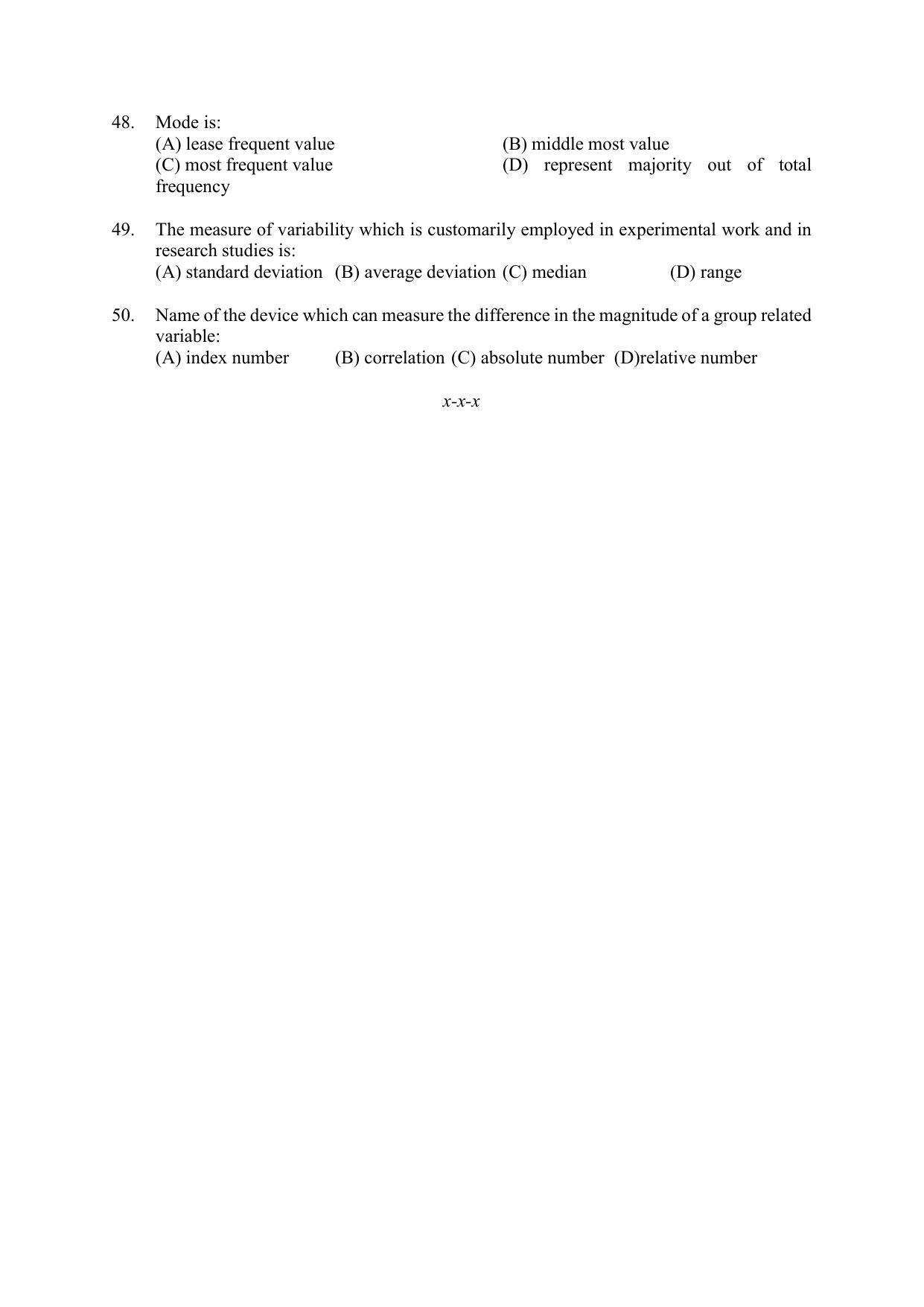 PU MPET Ancient Indian History & Archeology 2022 Question Papers - Page 43