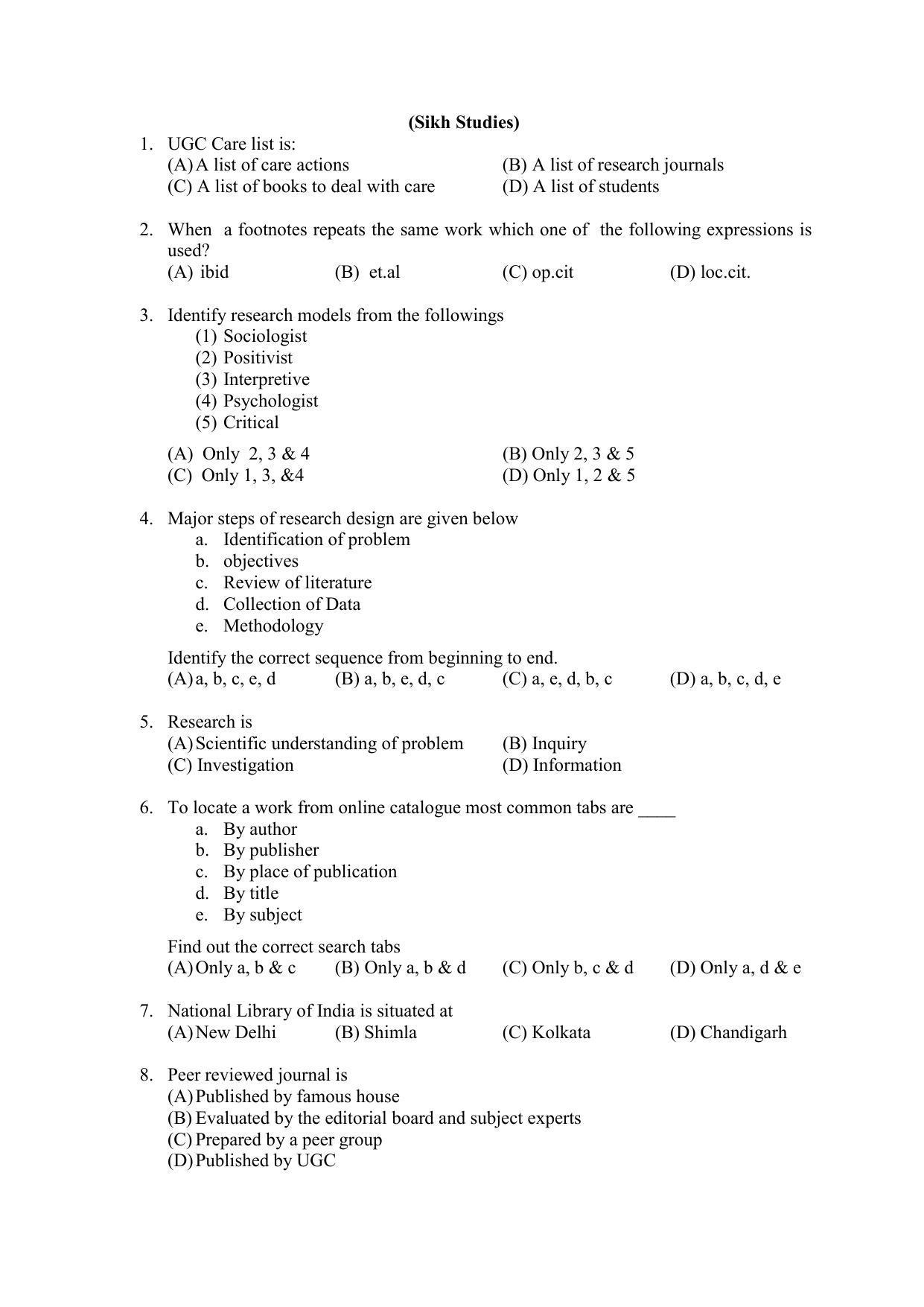 PU MPET Ancient Indian History & Archeology 2022 Question Papers - Page 53