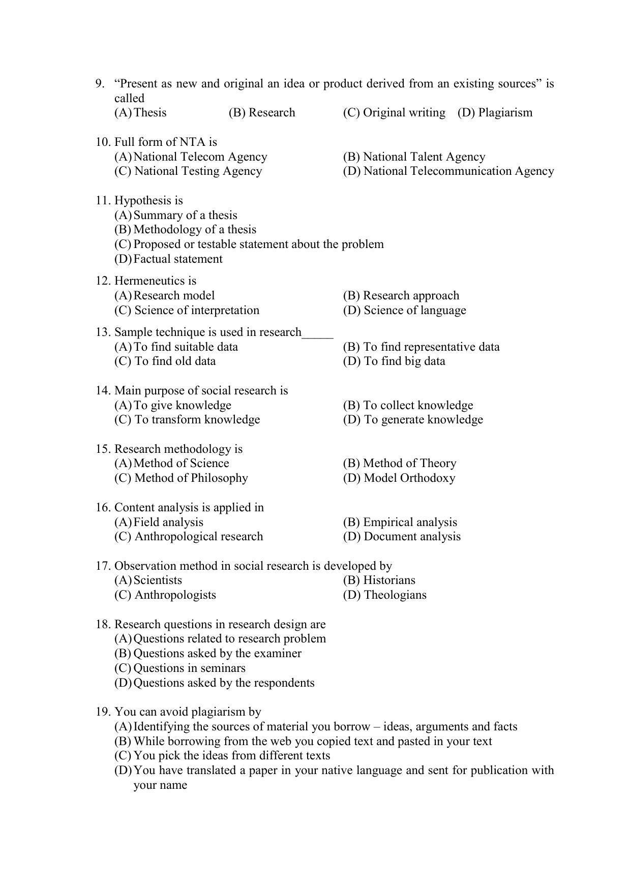 PU MPET Ancient Indian History & Archeology 2022 Question Papers - Page 54