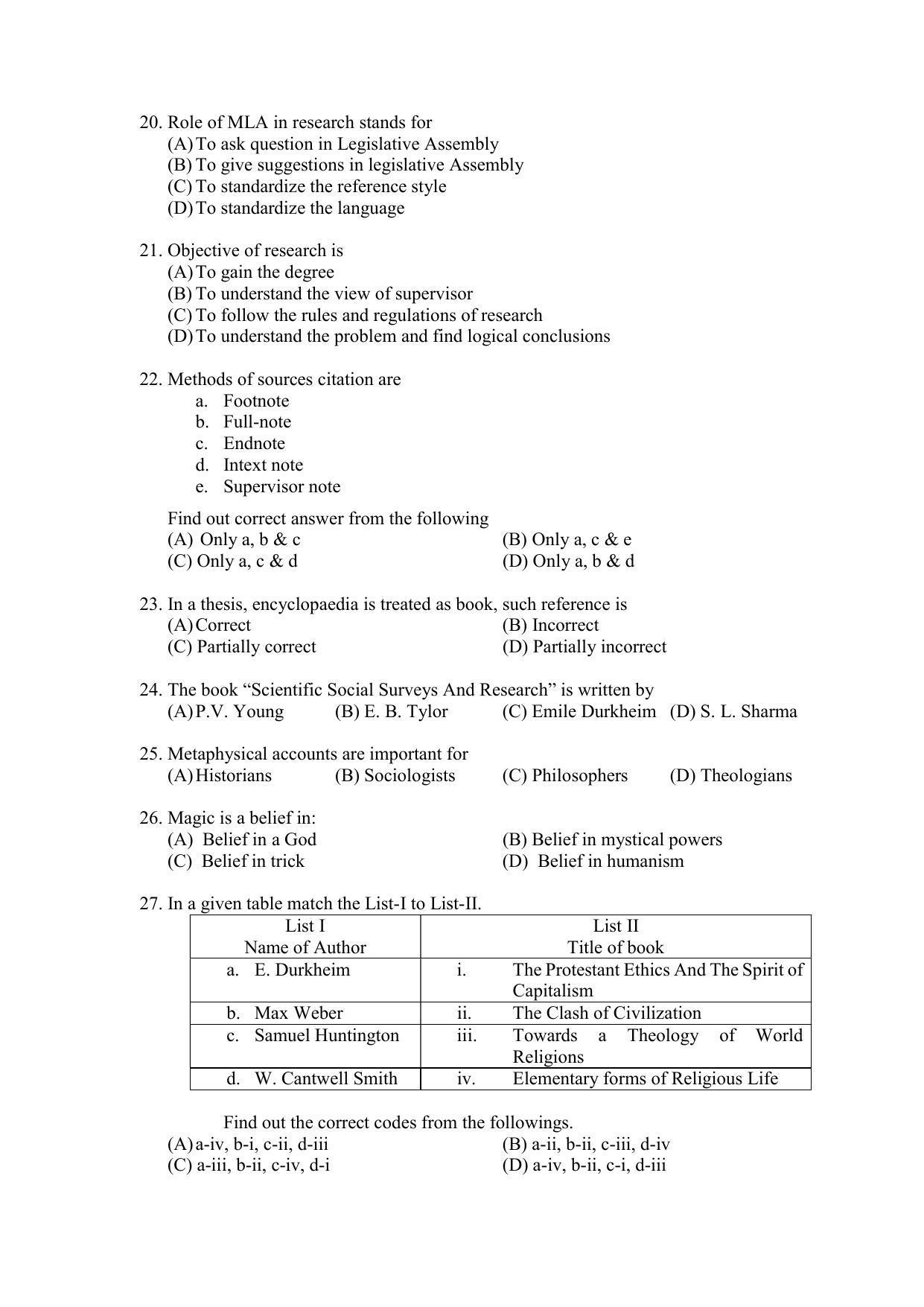 PU MPET Ancient Indian History & Archeology 2022 Question Papers - Page 55