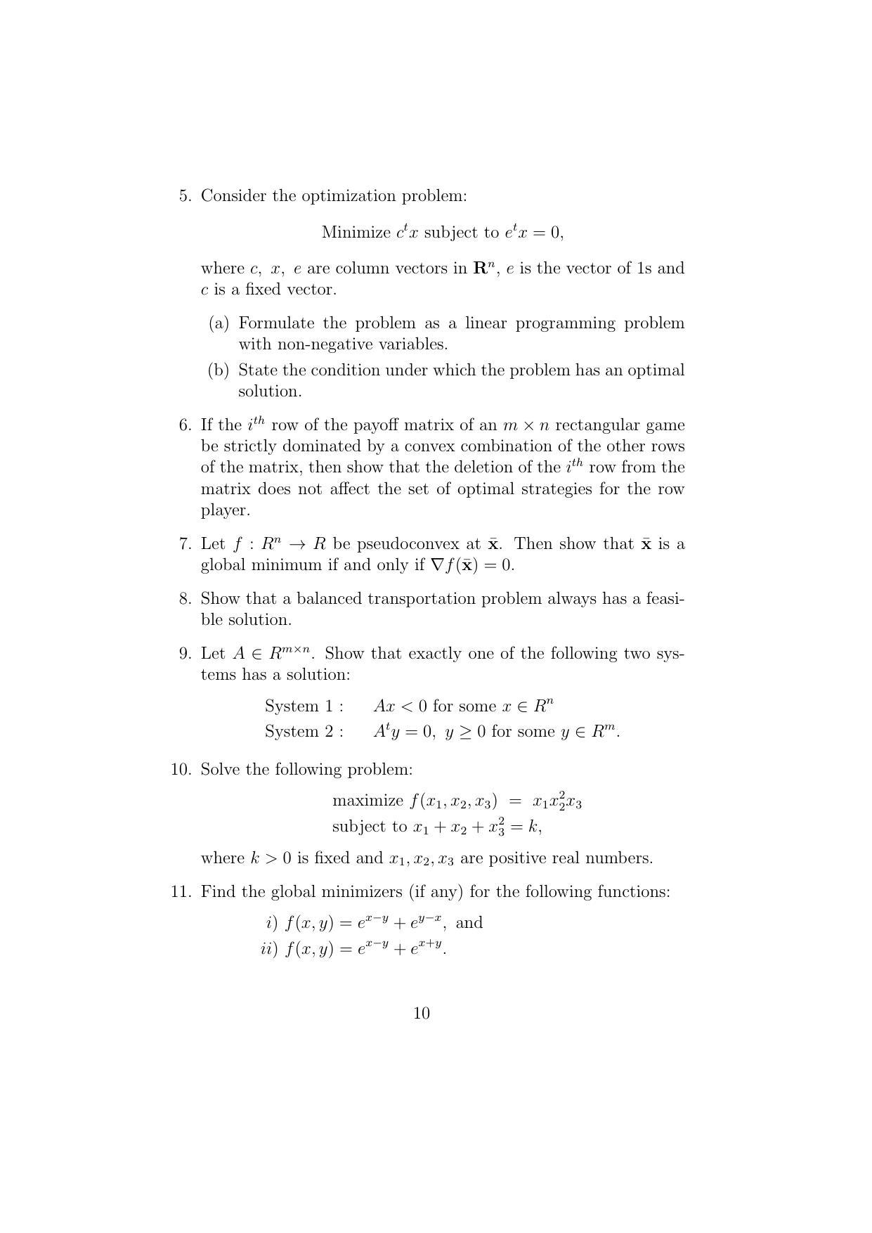 ISI Admission Test JRF in Quality, Reliability and Operations Research QRB 2015 Sample Paper - Page 10