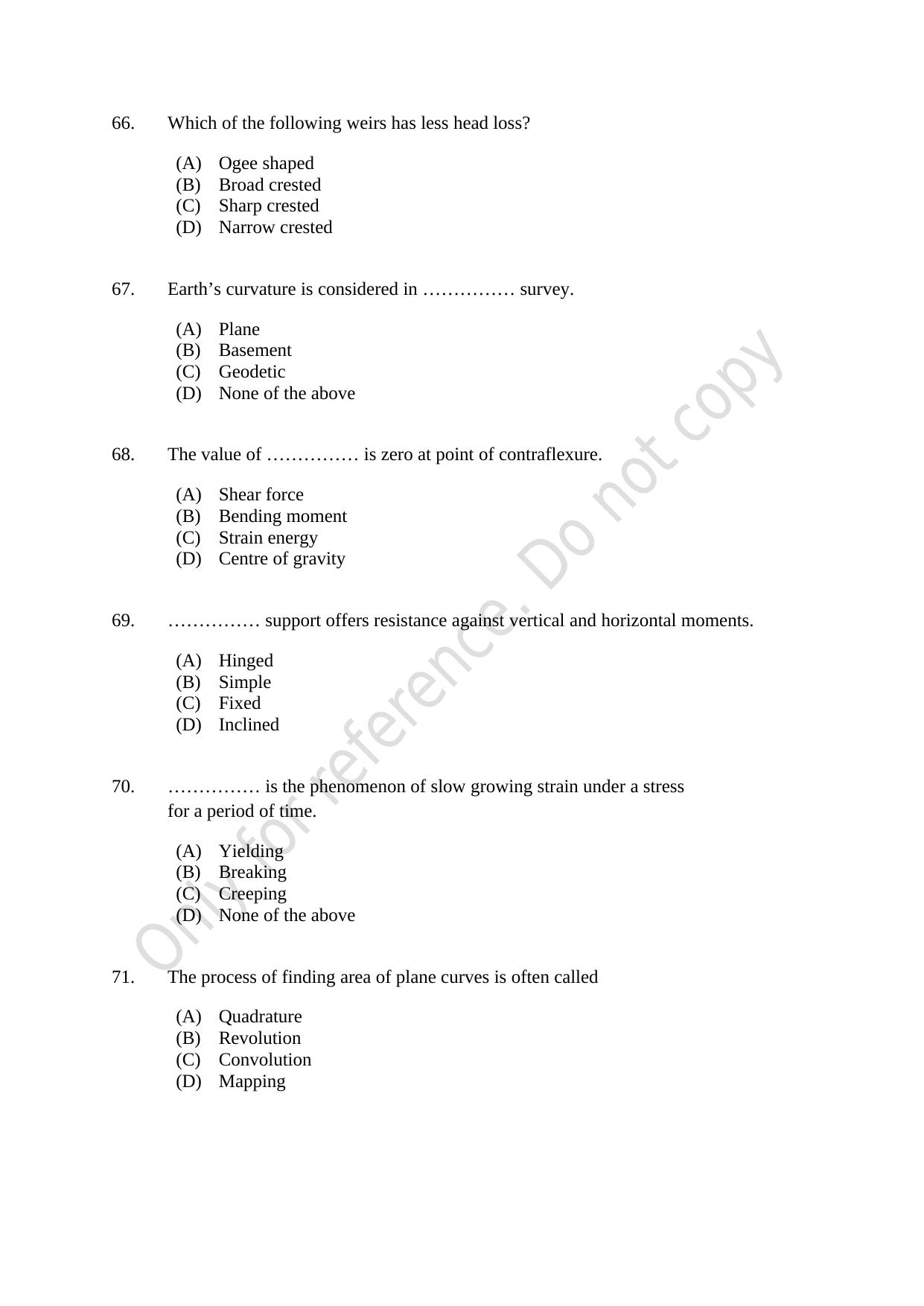 CUSAT CAT 2021 Engineering Science Question Paper - Page 13