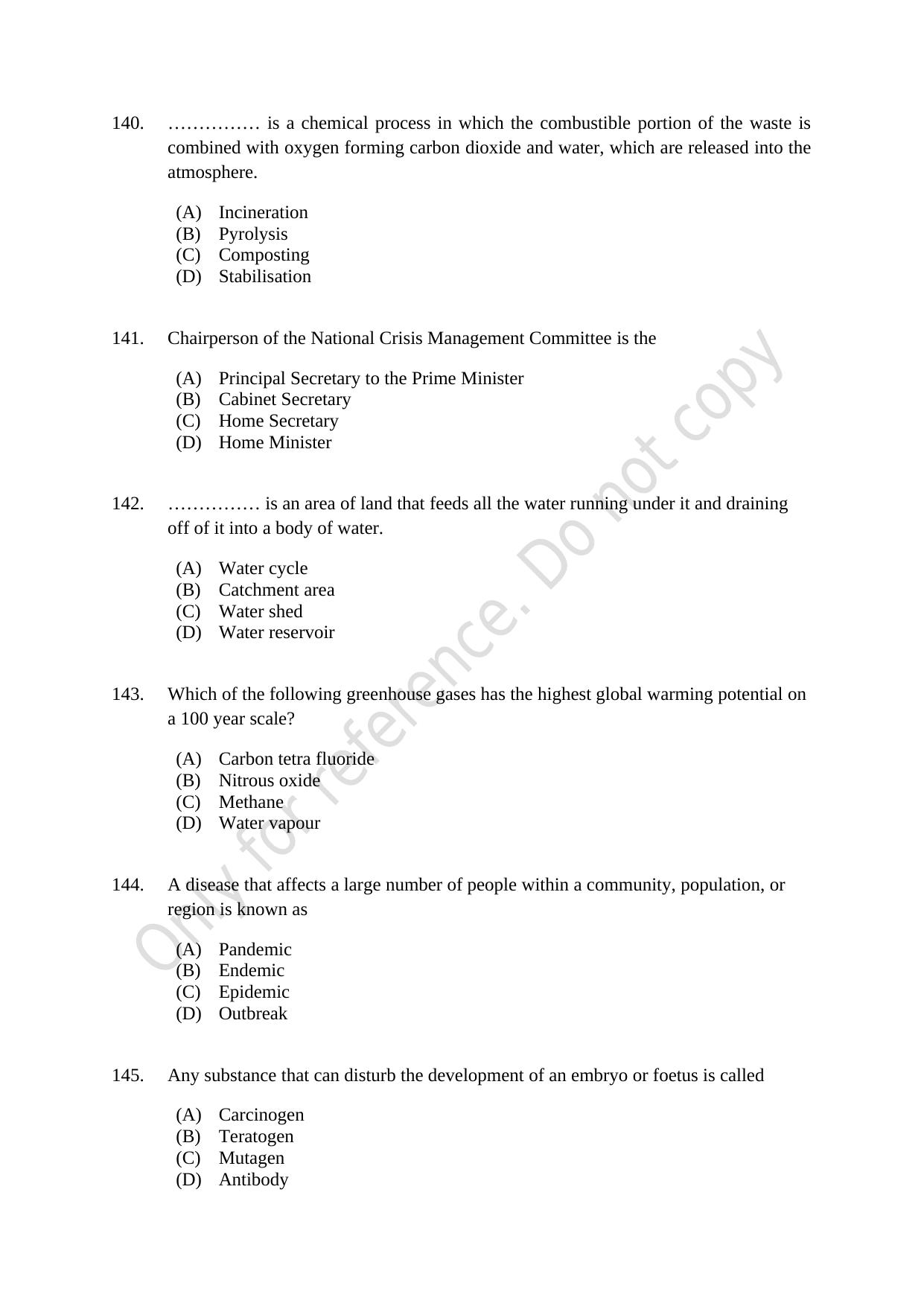 CUSAT CAT 2021 Engineering Science Question Paper - Page 26