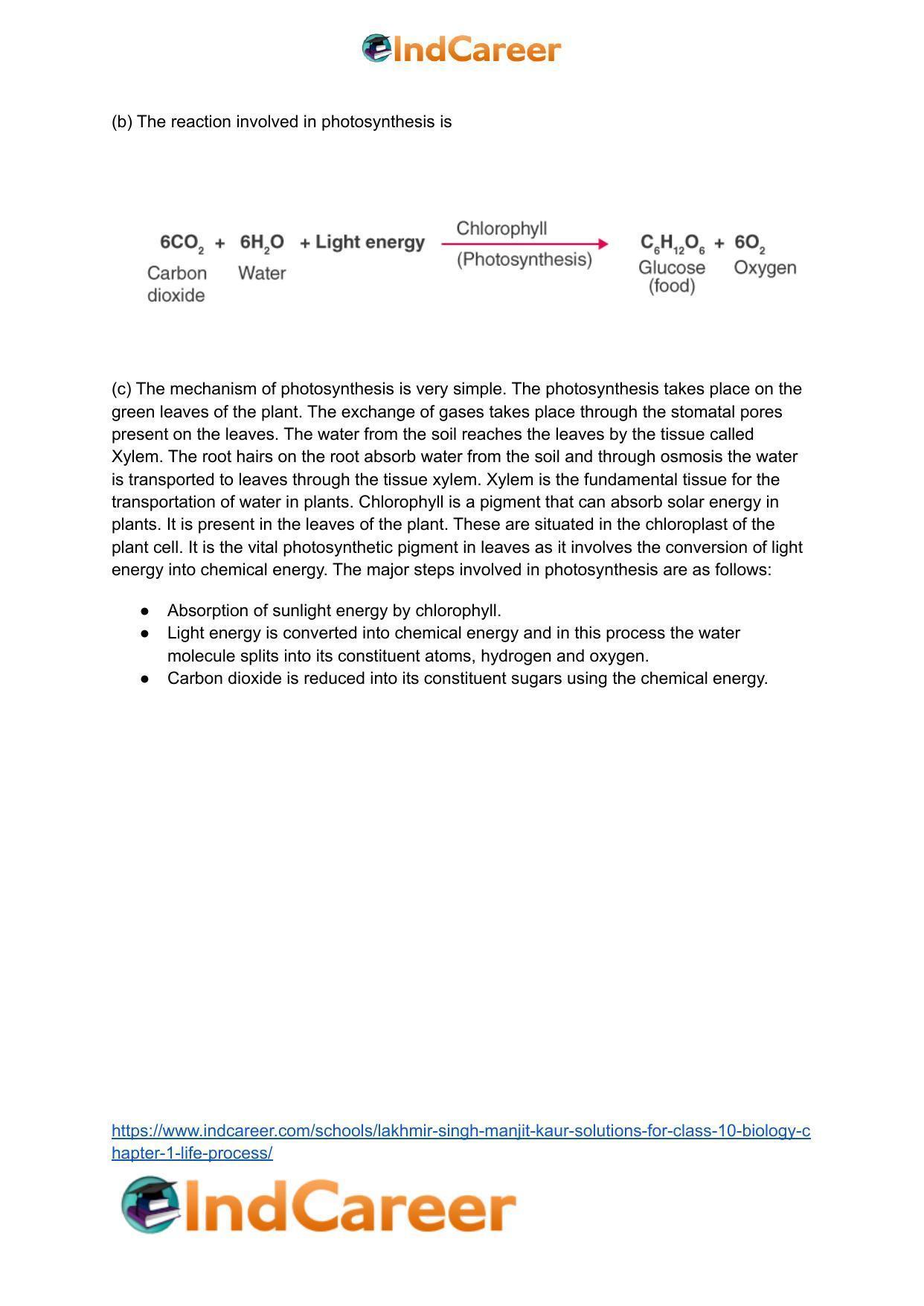 Lakhmir Singh Manjit Kaur  Solutions for Class 10 Biology: Chapter 1- Life Process - Page 23