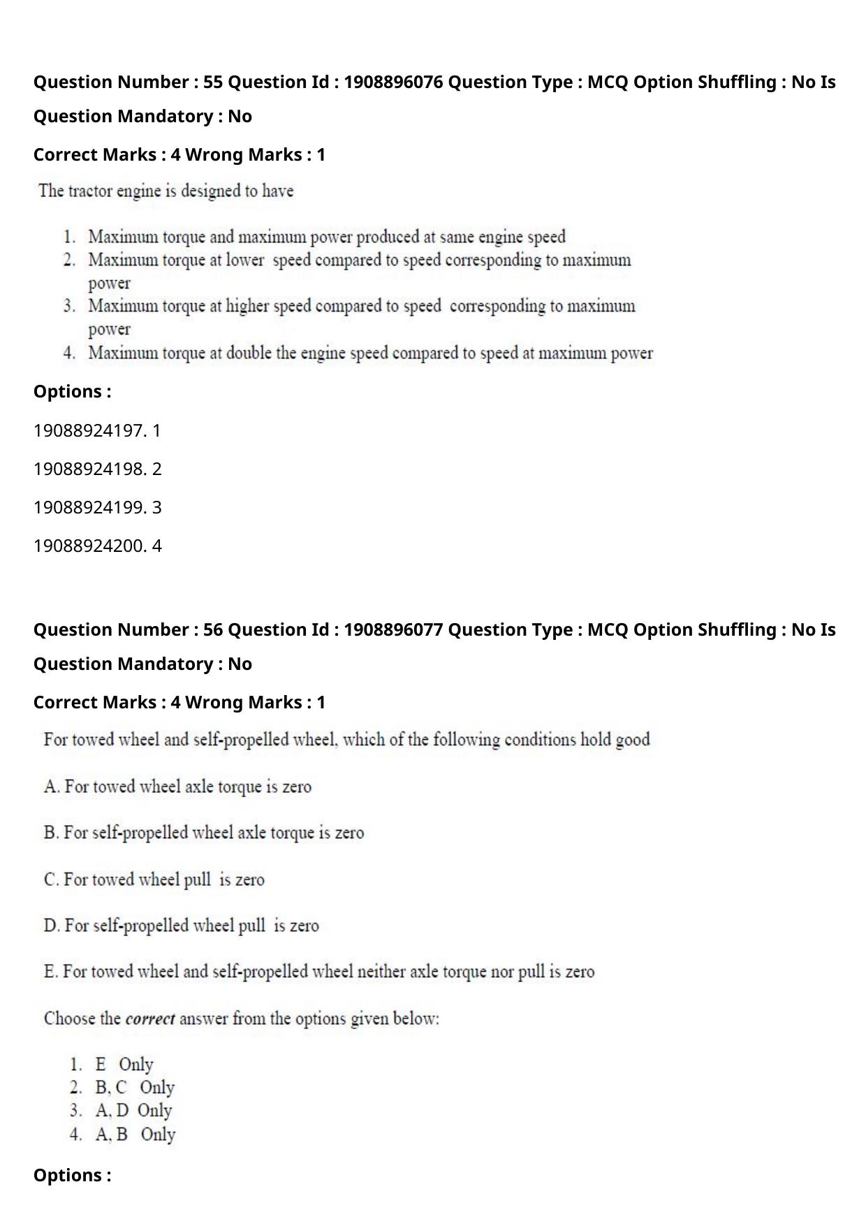 ICAR AIEEA PG 2021 AGRICULTURAL ENGINEERING AND TECHNOLOGY Question Paper - Page 31