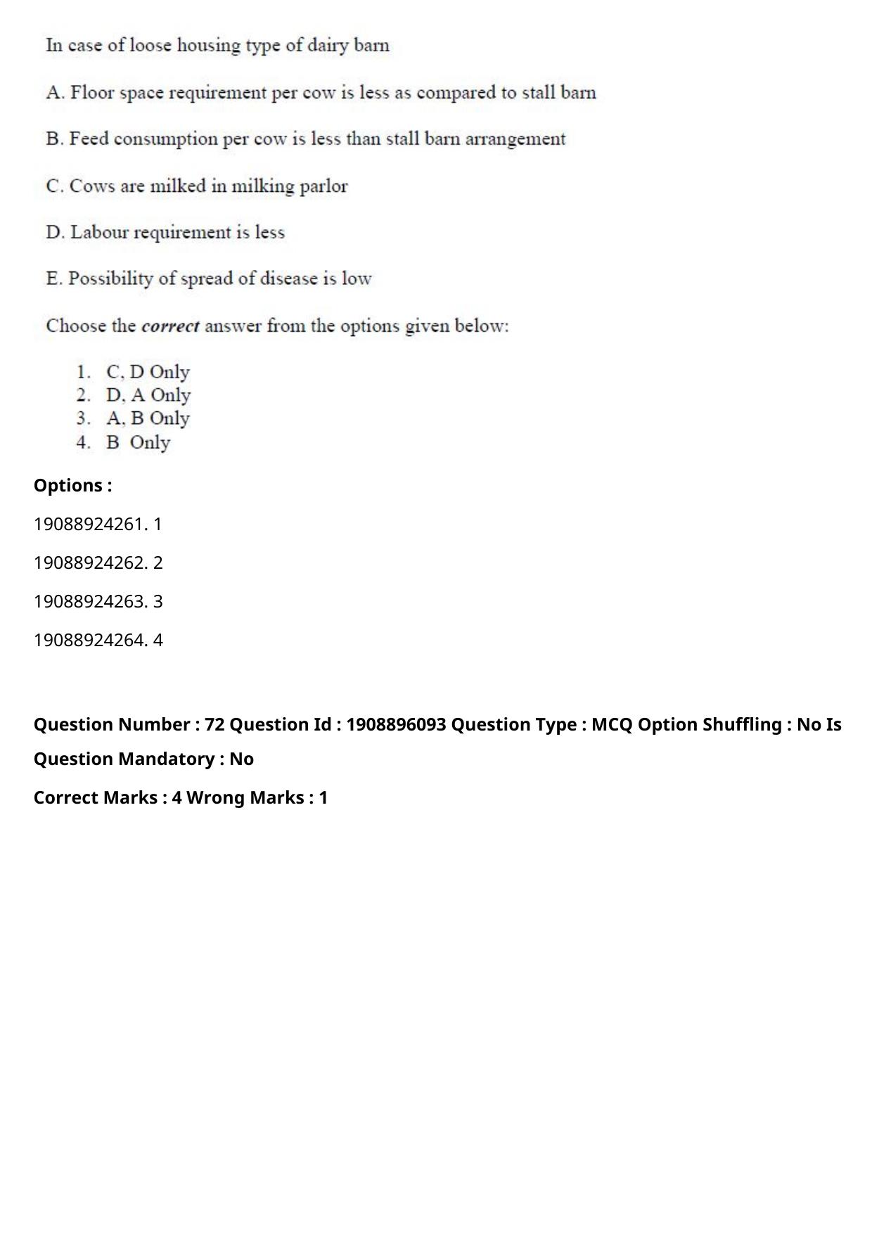 ICAR AIEEA PG 2021 AGRICULTURAL ENGINEERING AND TECHNOLOGY Question Paper - Page 42