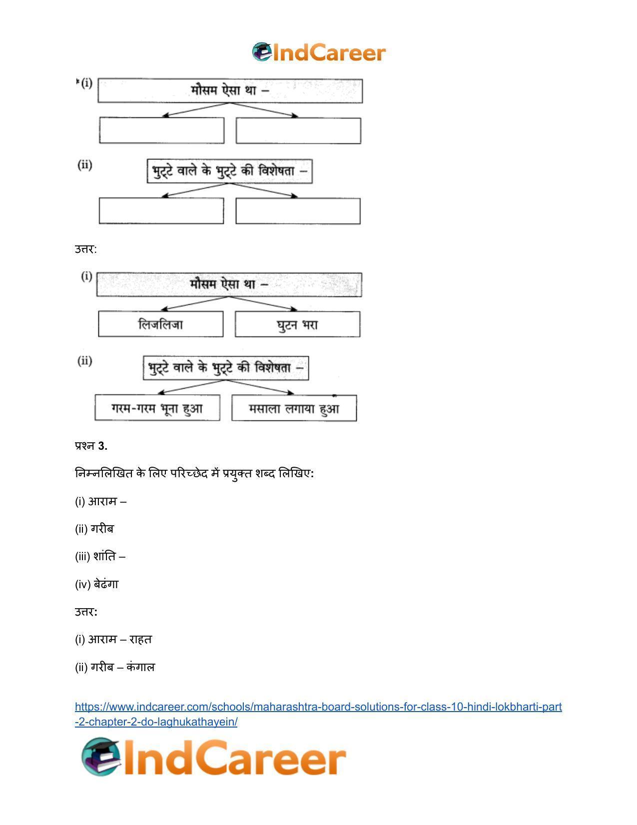 Maharashtra Board Solutions for Class 10- Hindi Lokbharti (Part 2): Chapter 2- दो लघुकथाएँ - Page 13