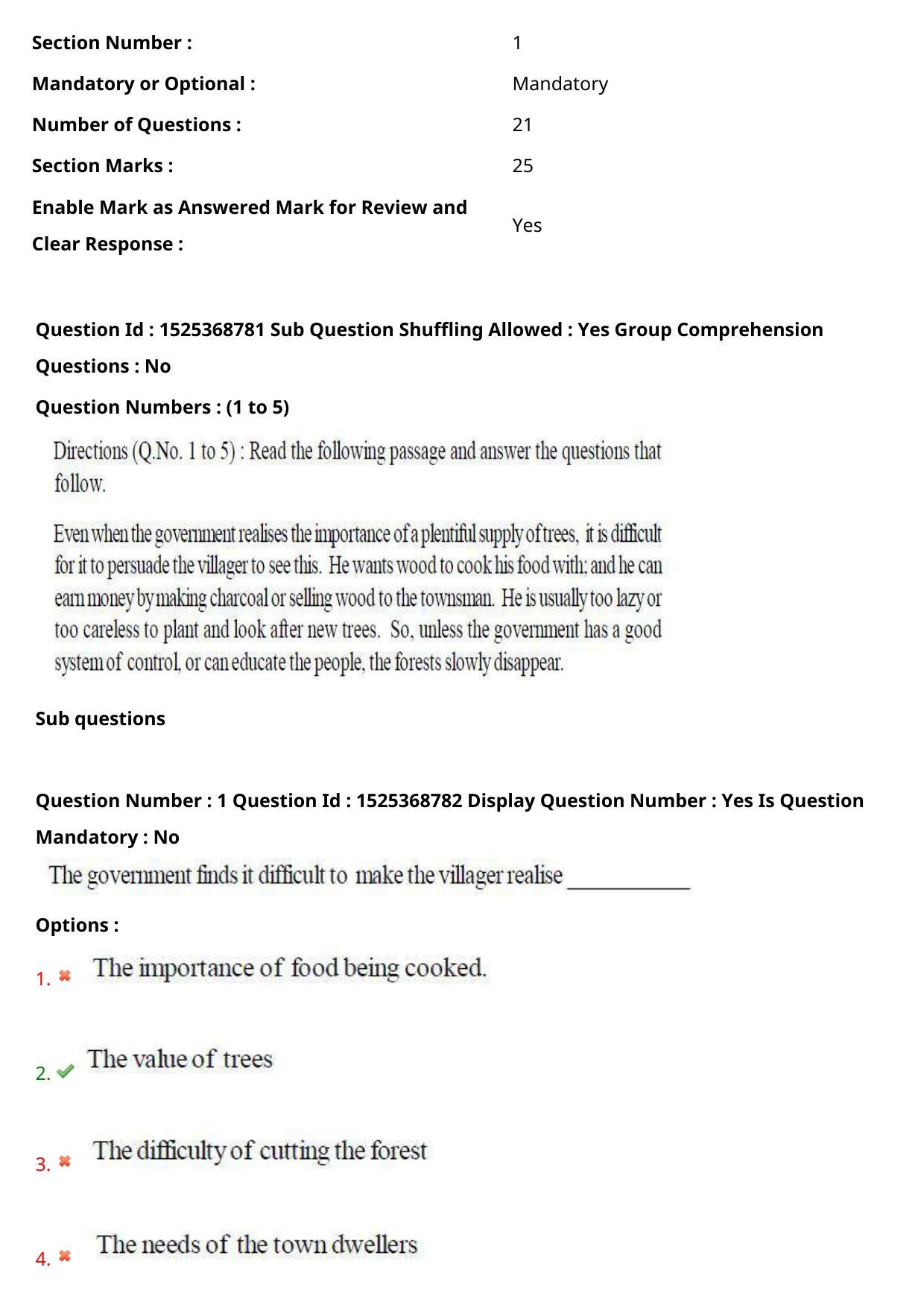 AP EDCET 2021 ENGLISH Question Paper Shift 1 - Page 2