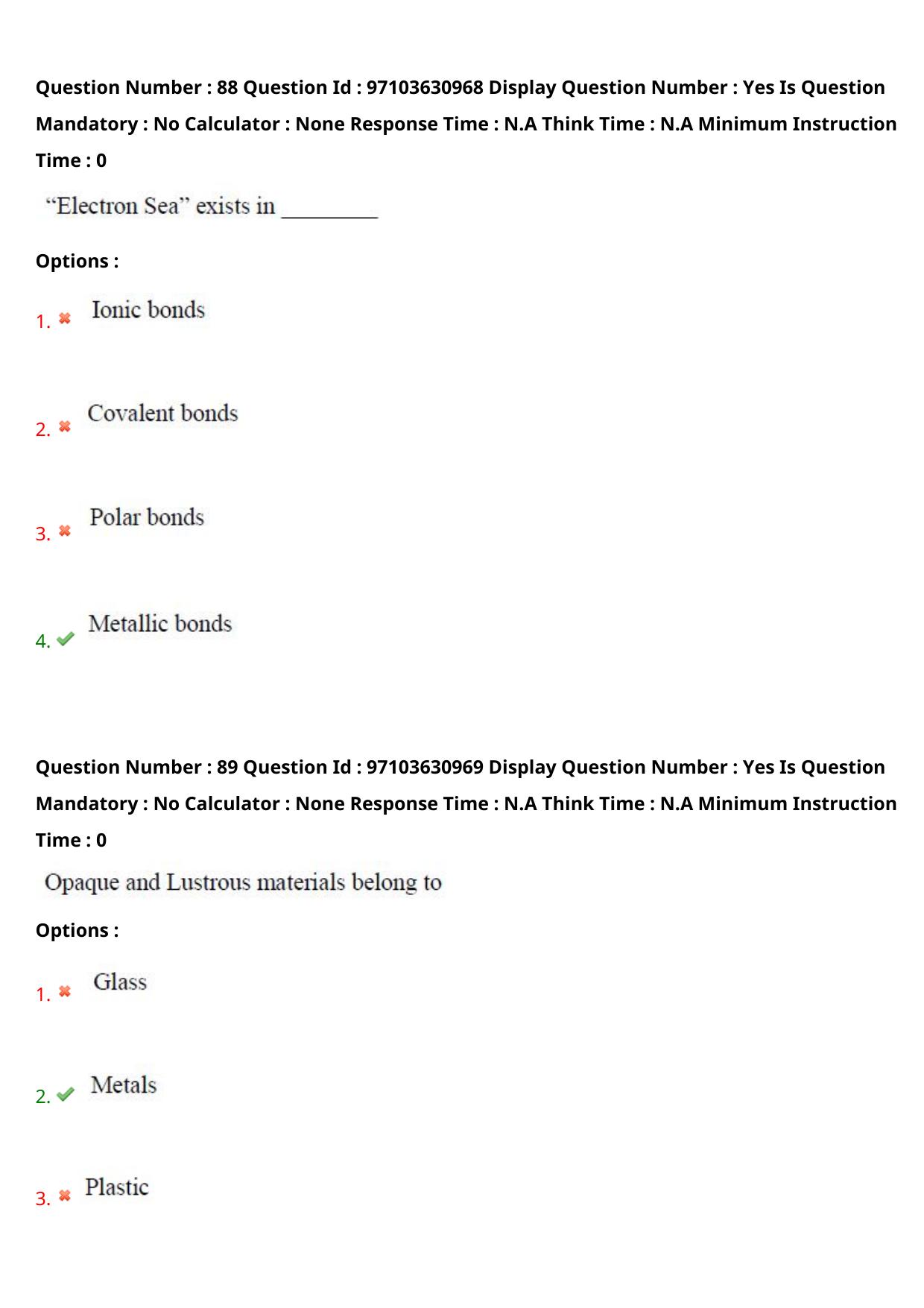 AP RCET 2024 Material Science & NanoTechnology Question Paper - Page 54