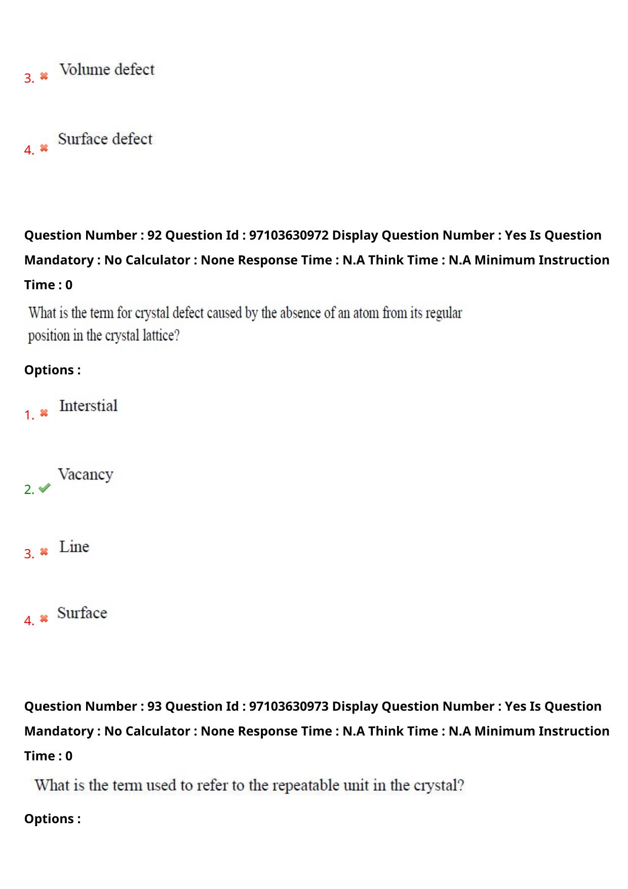 AP RCET 2024 Material Science & NanoTechnology Question Paper - Page 56