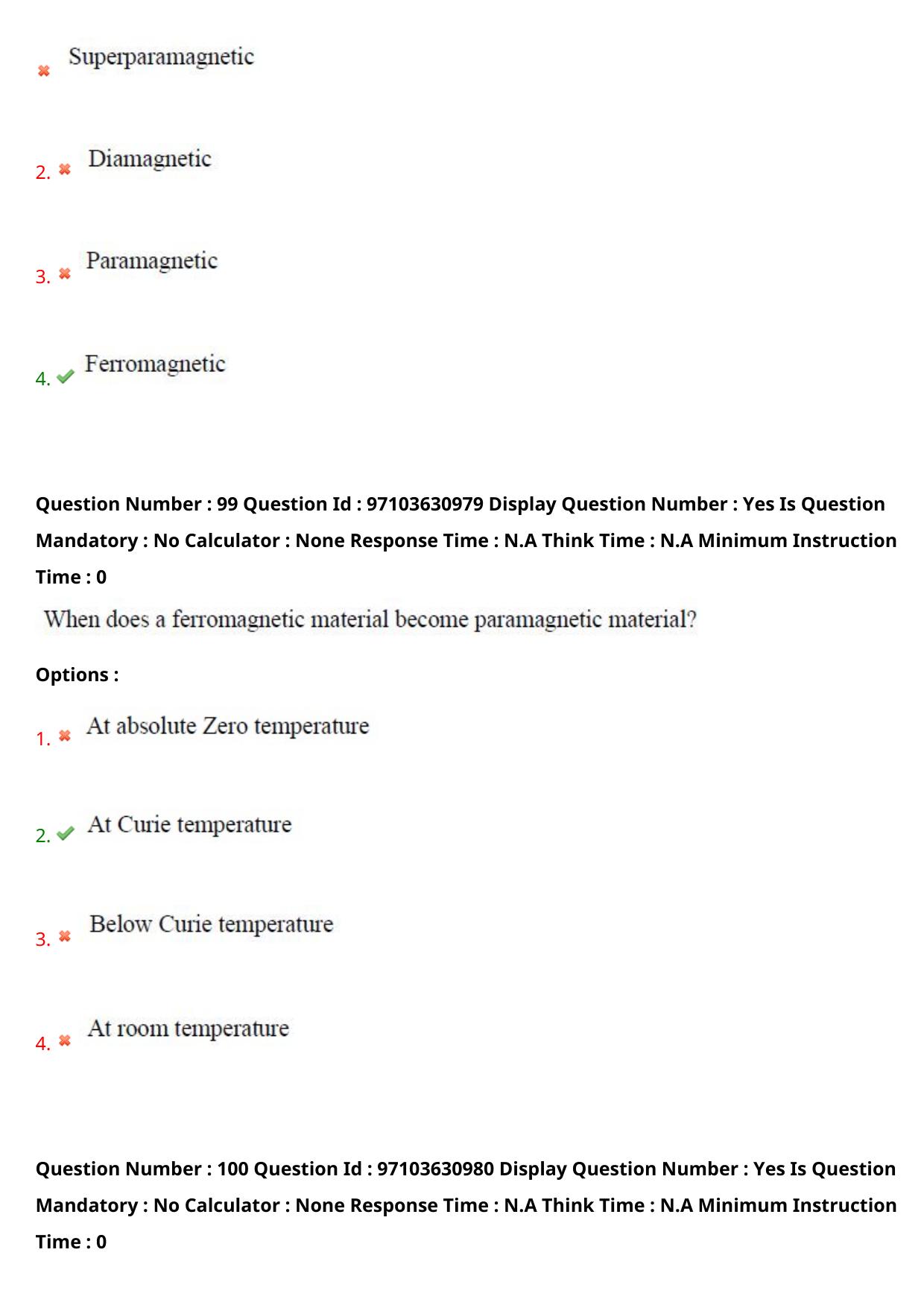 AP RCET 2024 Material Science & NanoTechnology Question Paper - Page 60