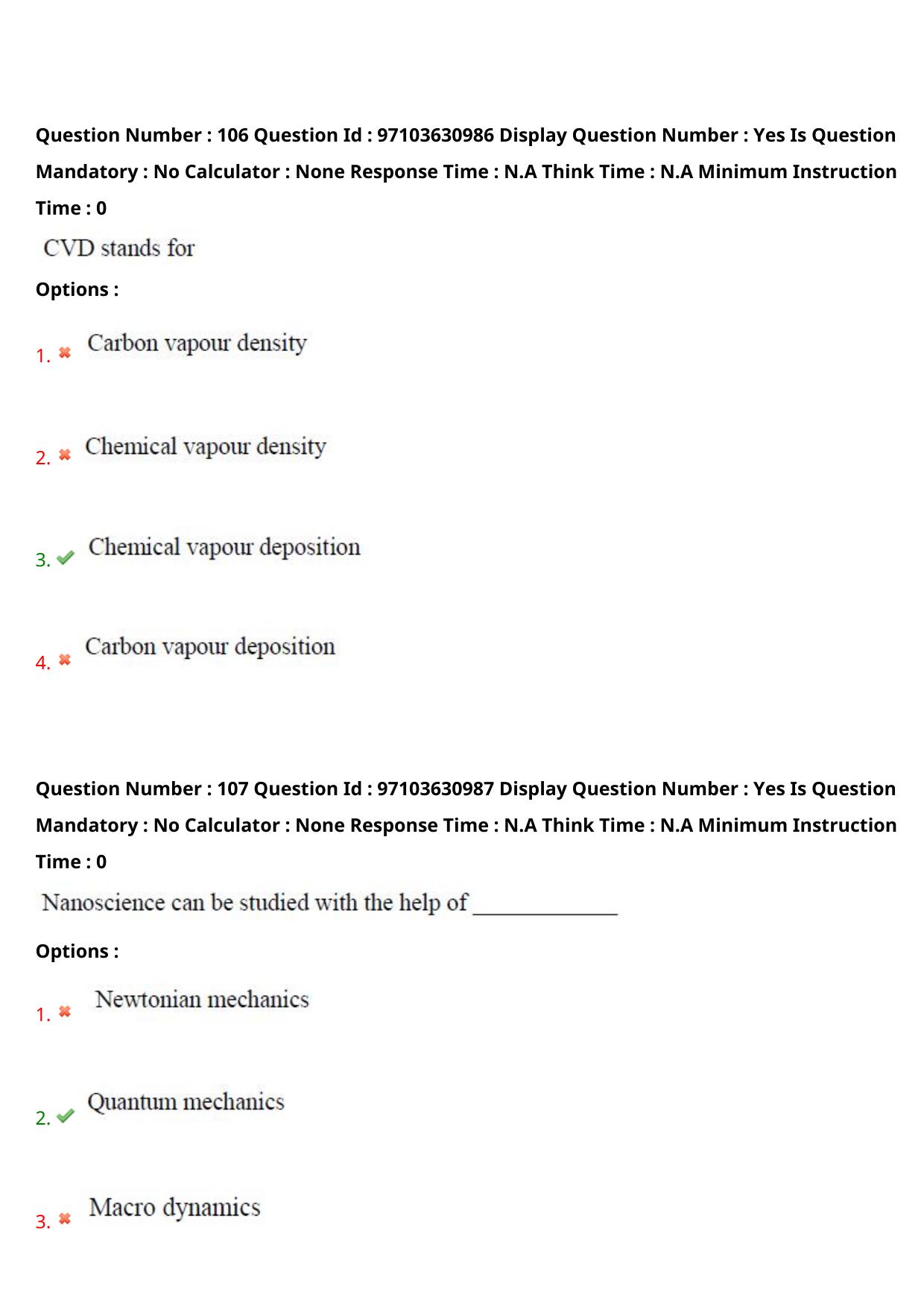 AP RCET 2024 Material Science & NanoTechnology Question Paper - Page 64