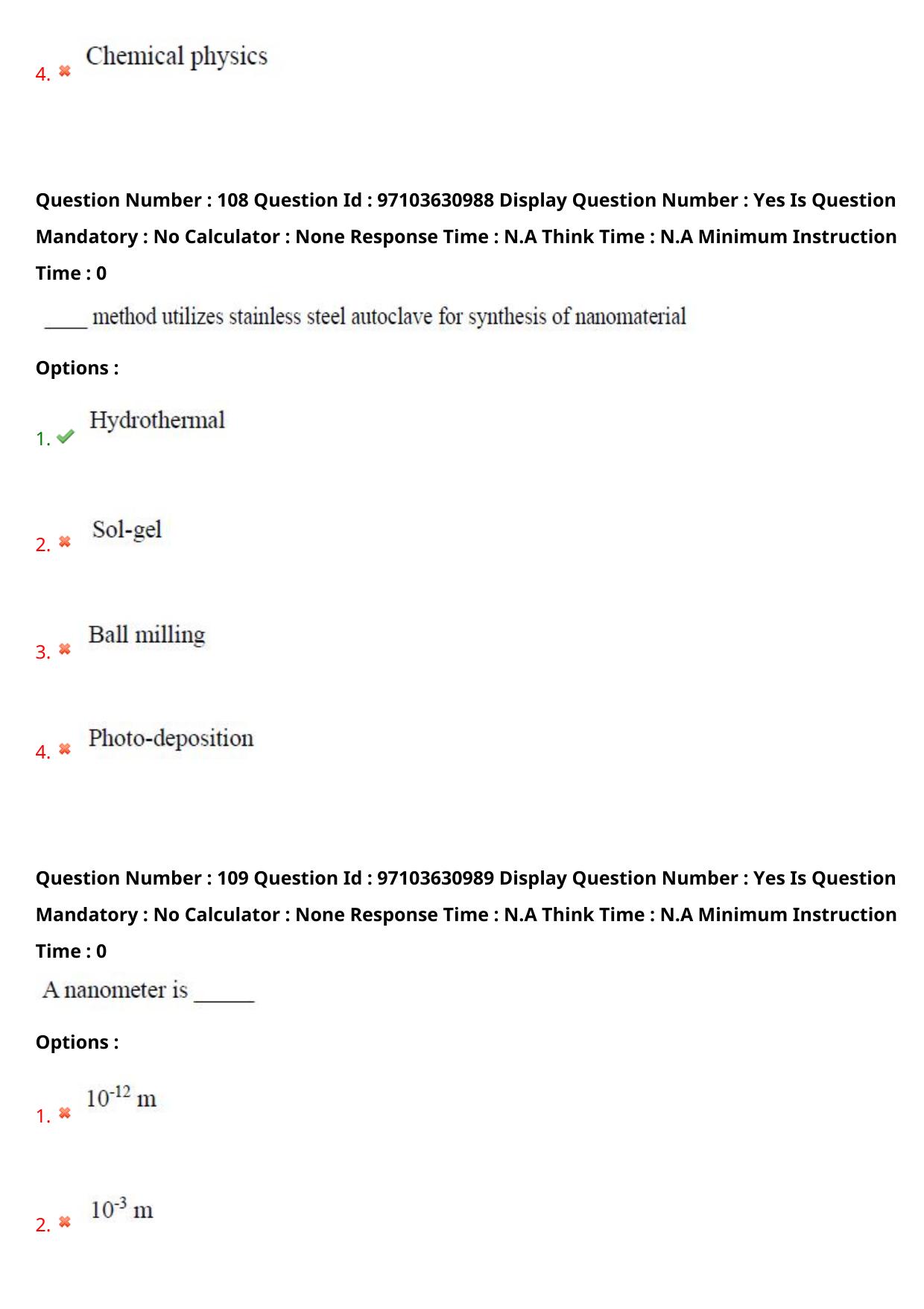 AP RCET 2024 Material Science & NanoTechnology Question Paper - Page 65