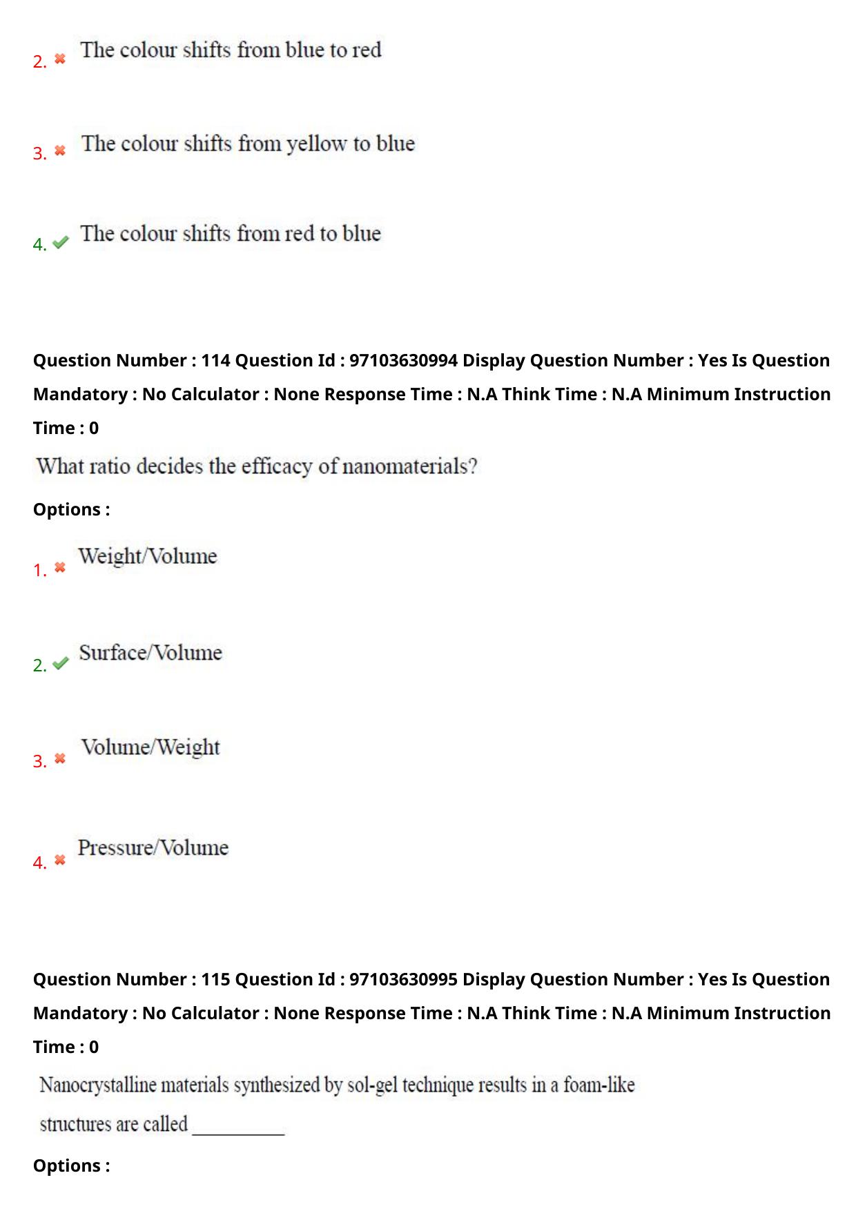 AP RCET 2024 Material Science & NanoTechnology Question Paper - Page 68