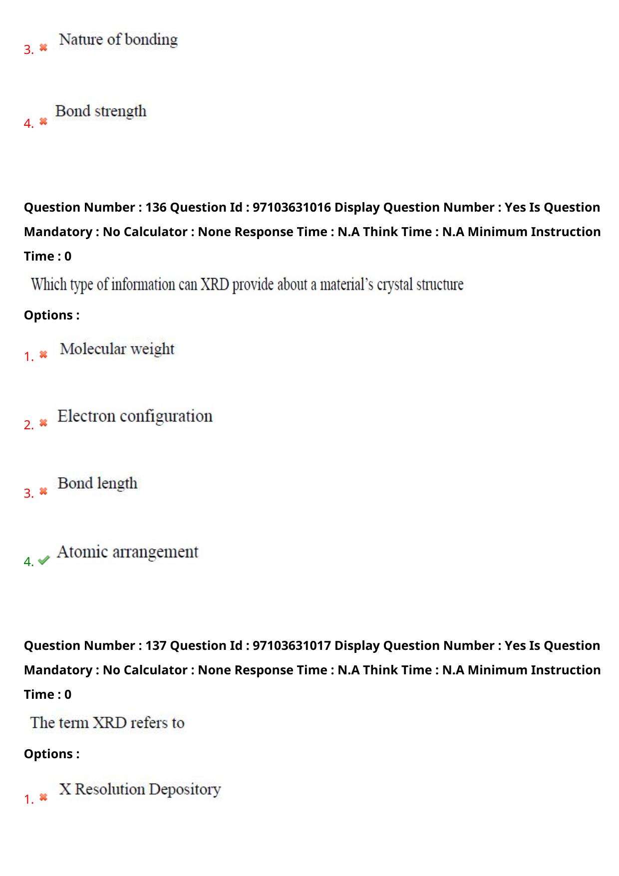 AP RCET 2024 Material Science & NanoTechnology Question Paper - Page 80