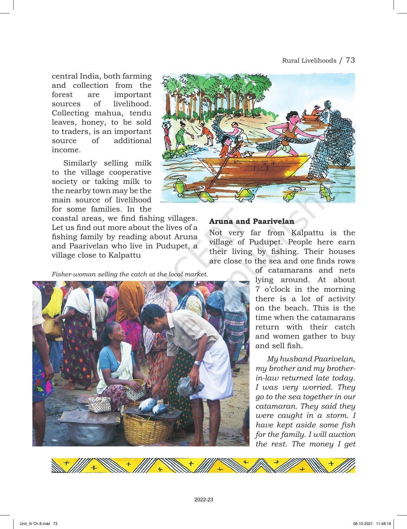 NCERT Book for Class 6 Social Science(Political Science) : Chapter 8-Rural Livelihoods - Page 9