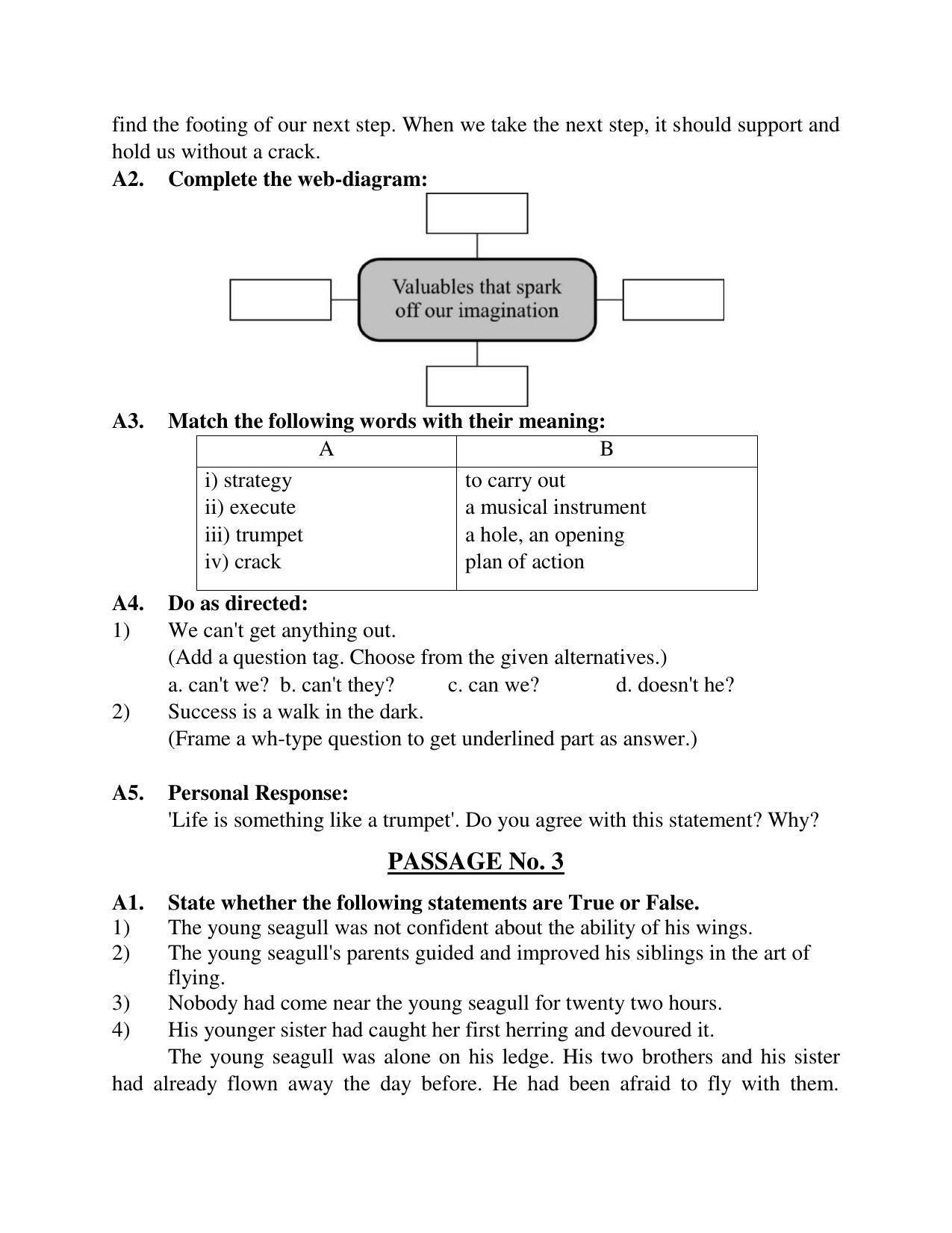 Maharashtra Board Class 10 English Third Language Sample Paper (Urdu Medium) - Page 15