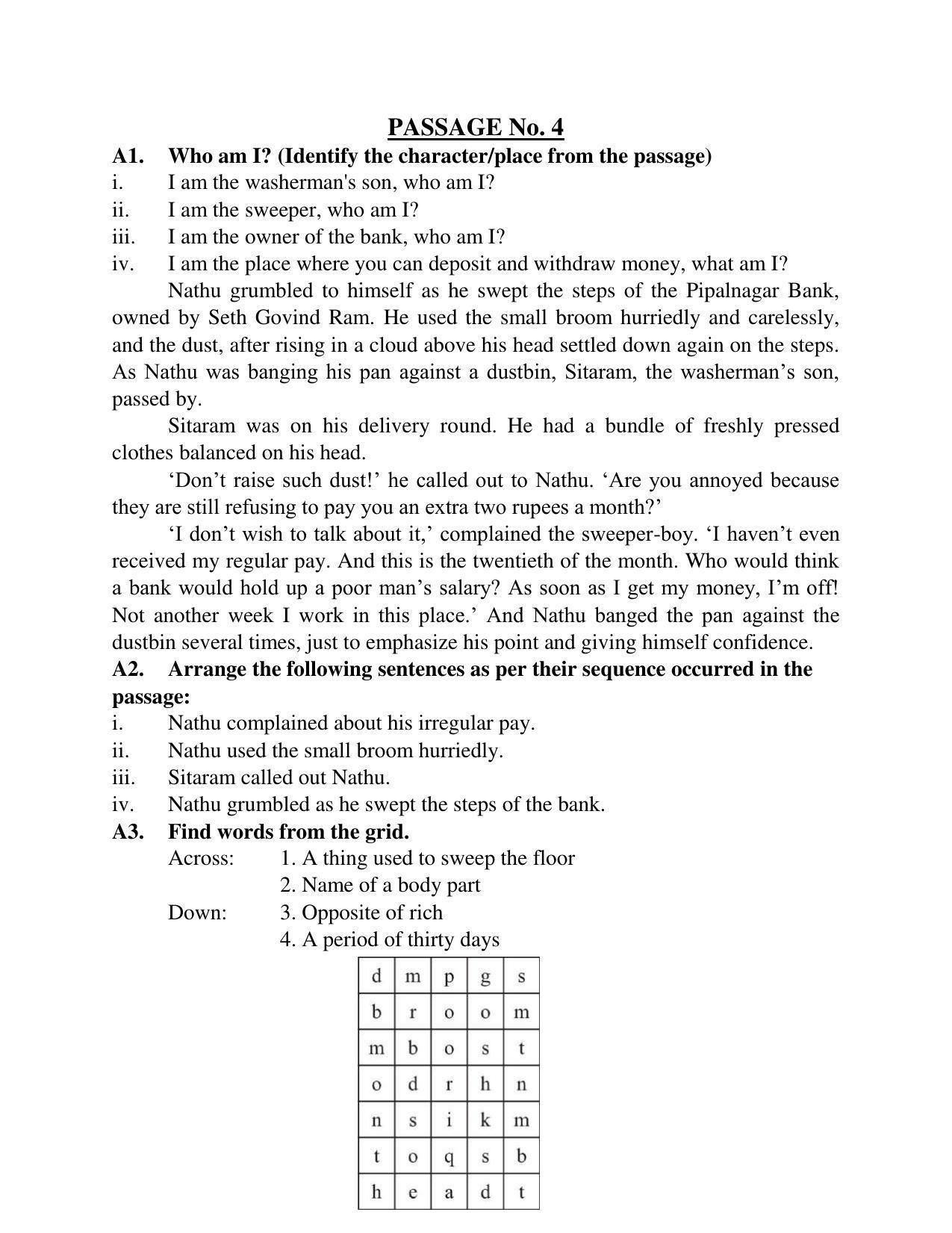 Maharashtra Board Class 10 English Third Language Sample Paper (Urdu Medium) - Page 17