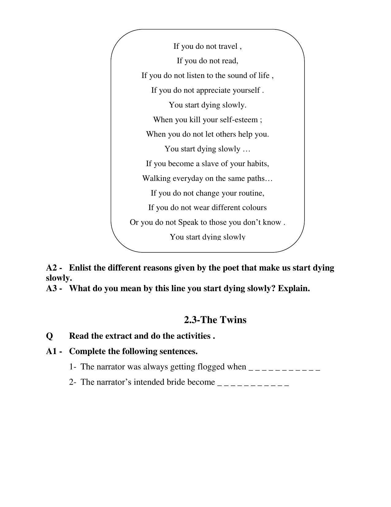 Maharashtra Board Class 10 English Third Language Sample Paper (Urdu Medium) - Page 27