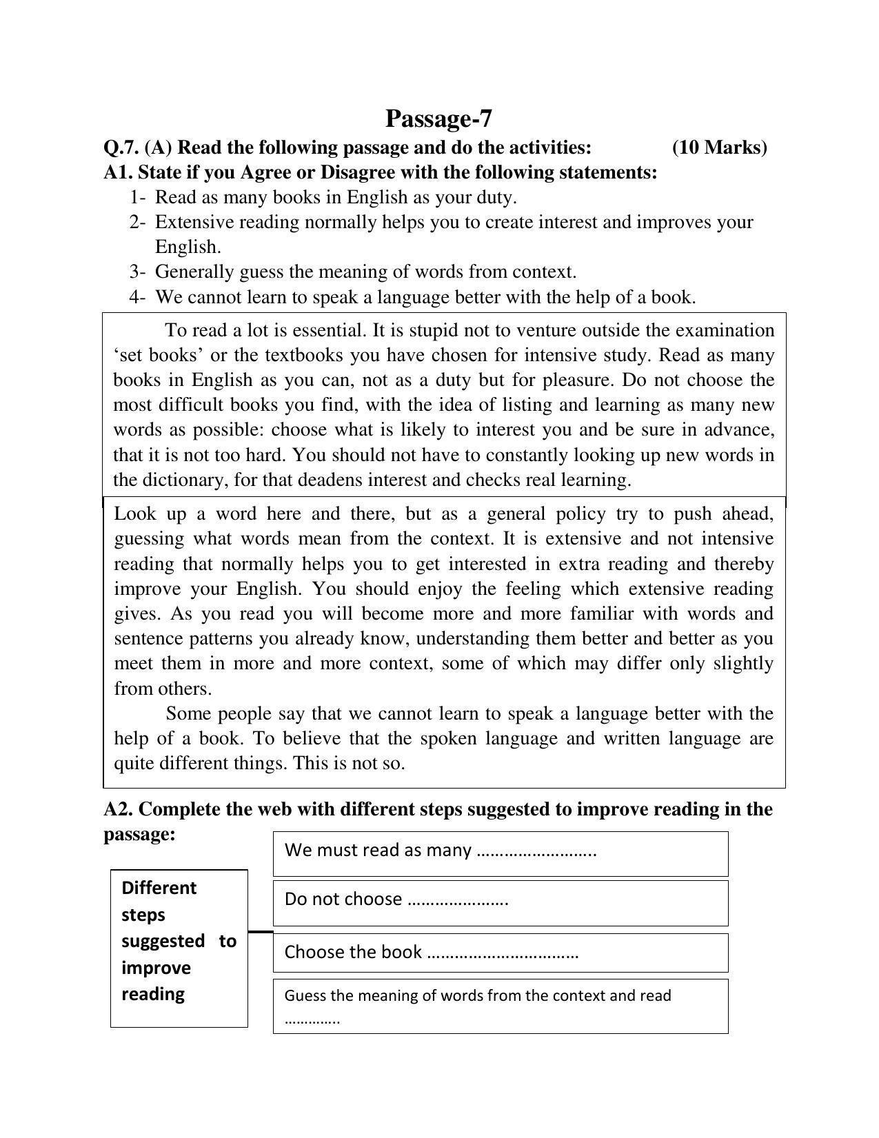 Maharashtra Board Class 10 English Third Language Sample Paper (Urdu Medium) - Page 37