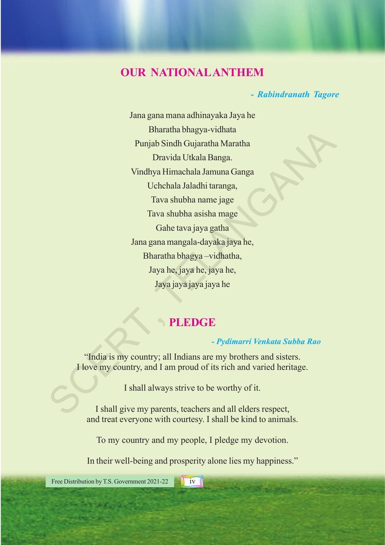 TS SCERT Class 4 Environmental Science (English Medium) Text Book - Page 6