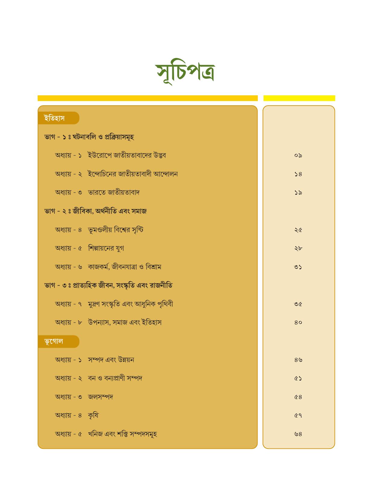 Tripura Board Class 10 Social Science Bengali Version Workbooks - Page 5